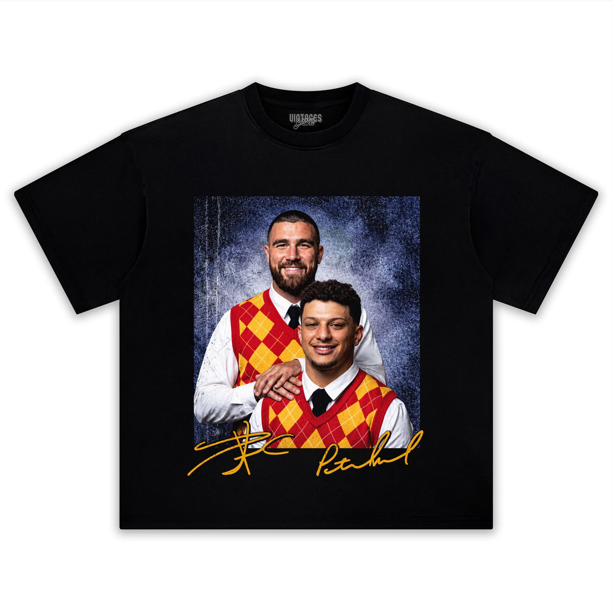 PATRICK MAHOMES & TRAVIS KELCE - STEP BROTHERS TANK TOP & TEE & LONG SLEEVE & LAYERED LS & HOODIE