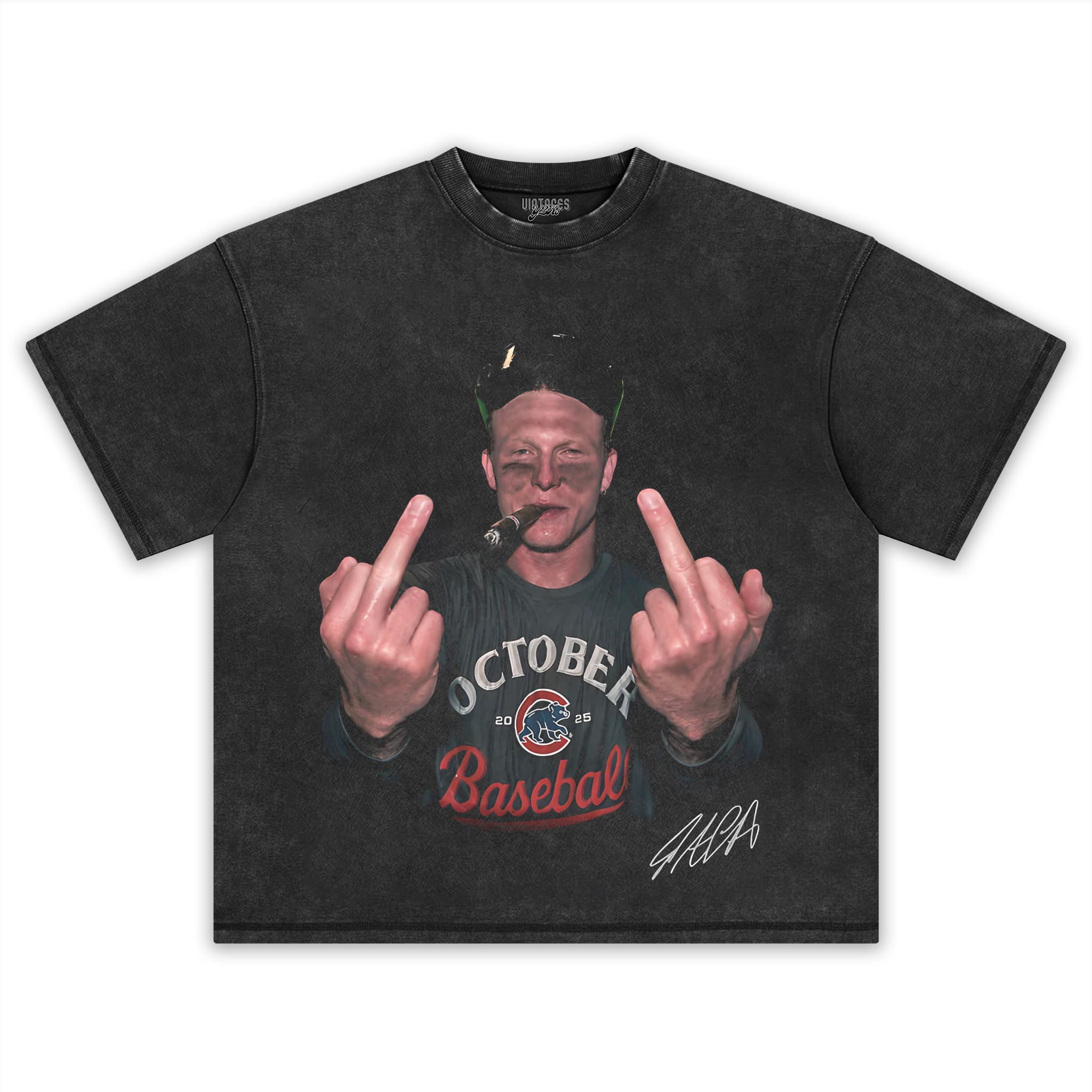 PETE CROW-ARMSTRONG - THE MIDDLE FINGER MEME TANK TOP & TEE & LONG SLEEVE & LAYERED LS & HOODIE
