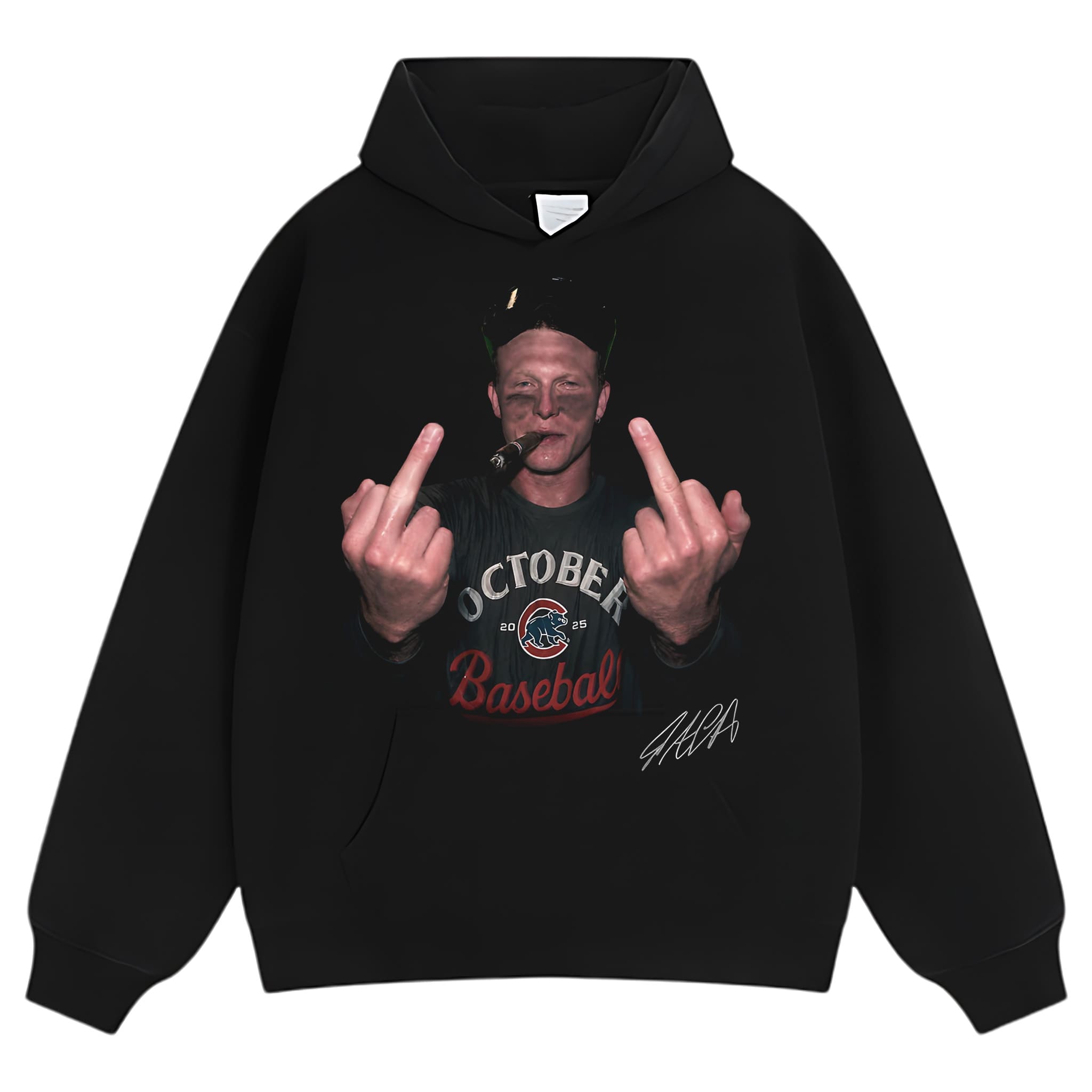 PETE CROW-ARMSTRONG - THE MIDDLE FINGER MEME TANK TOP & TEE & LONG SLEEVE & LAYERED LS & HOODIE