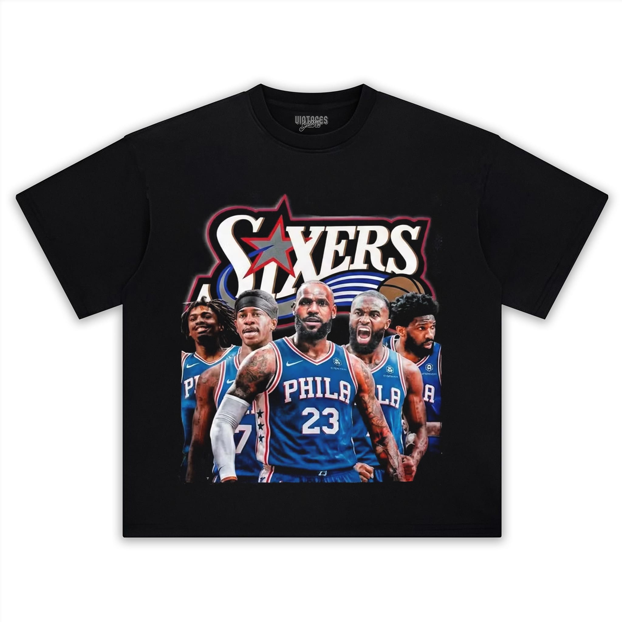 PHILADELPHIA 76ERS TEAM GRAPHIC TANK TOP & TEE & LONG SLEEVE & LAYERED LS & HOODIE