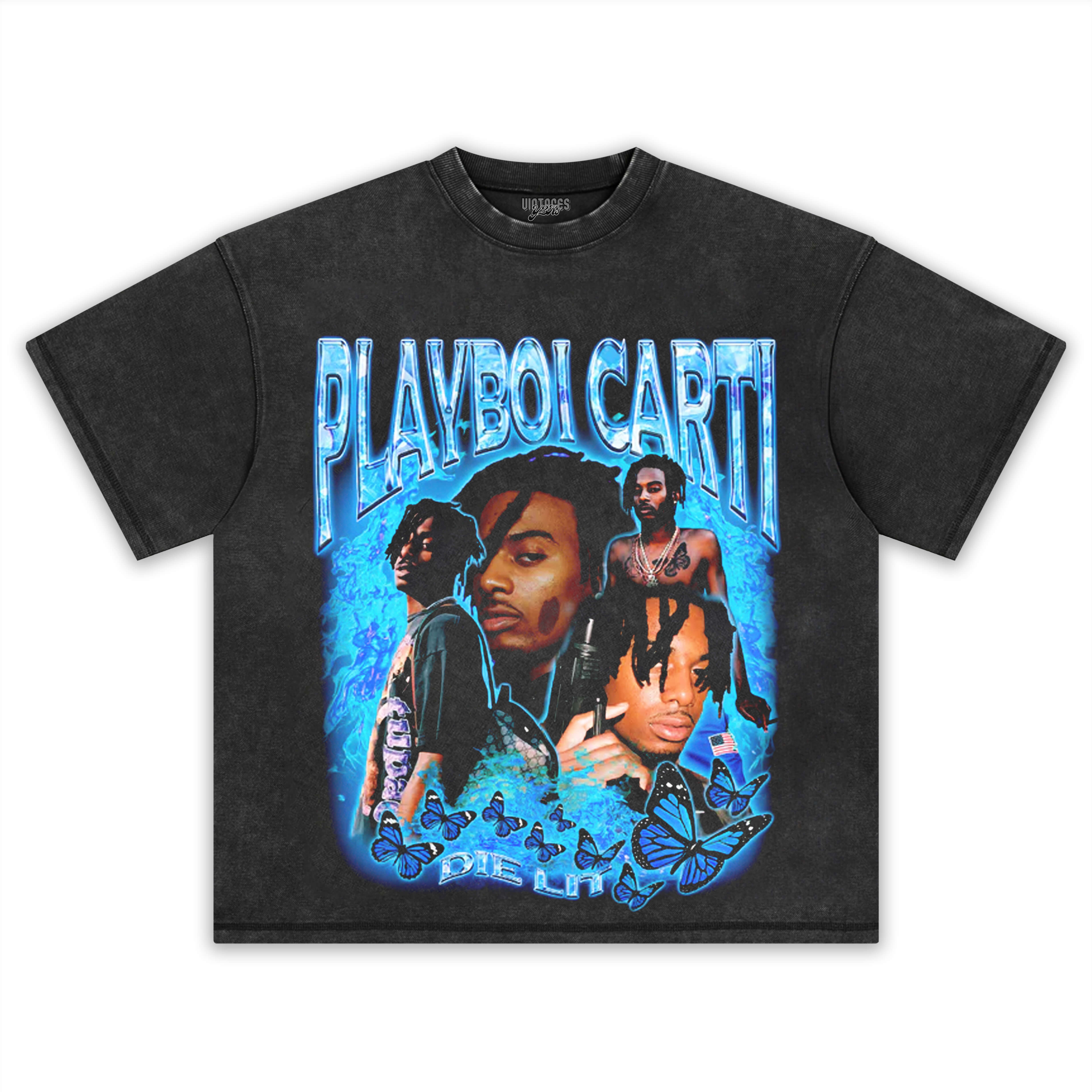PLAYBOI CARTI VINTAGE TEE & LS & HOODIE