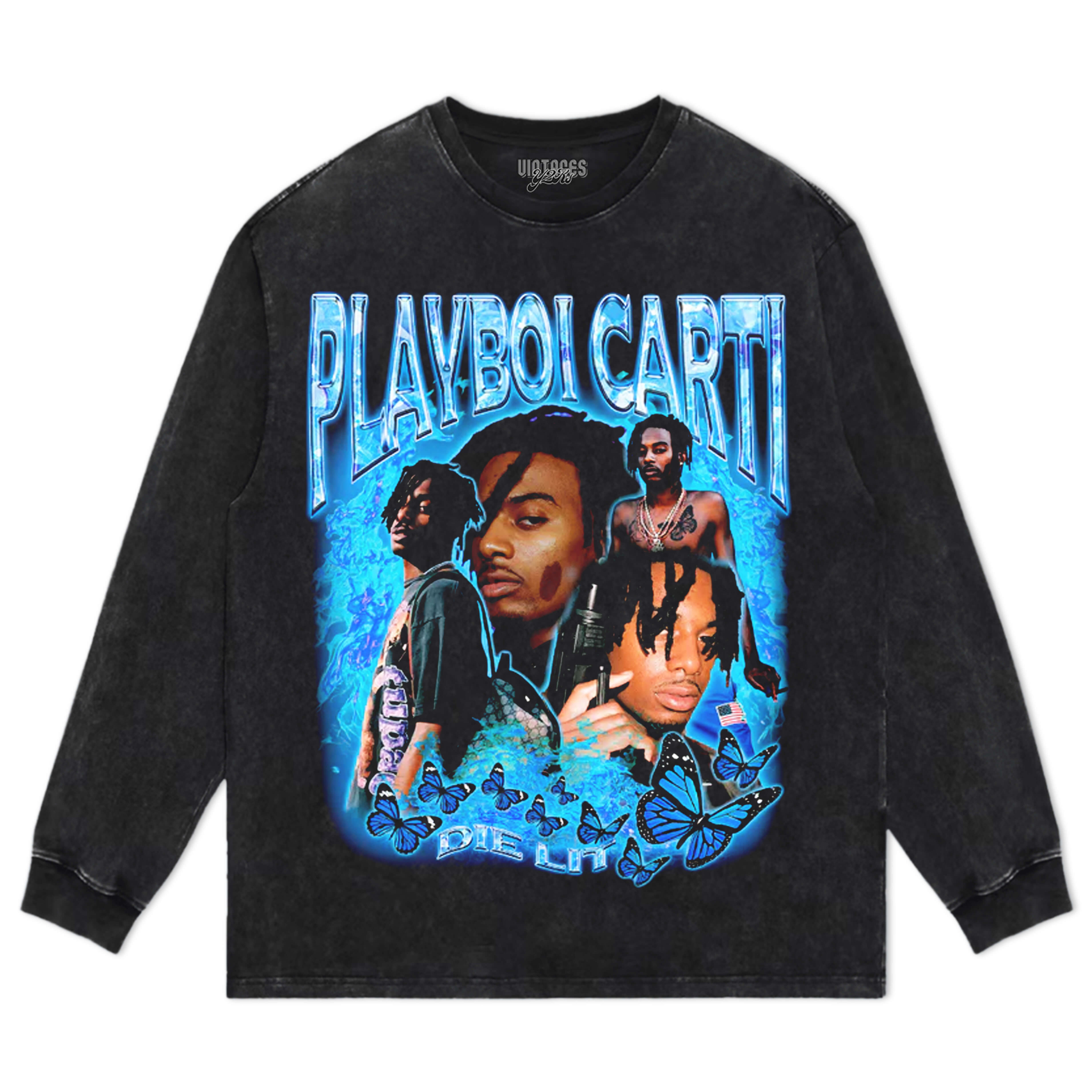 PLAYBOI CARTI VINTAGE TEE & LS & HOODIE