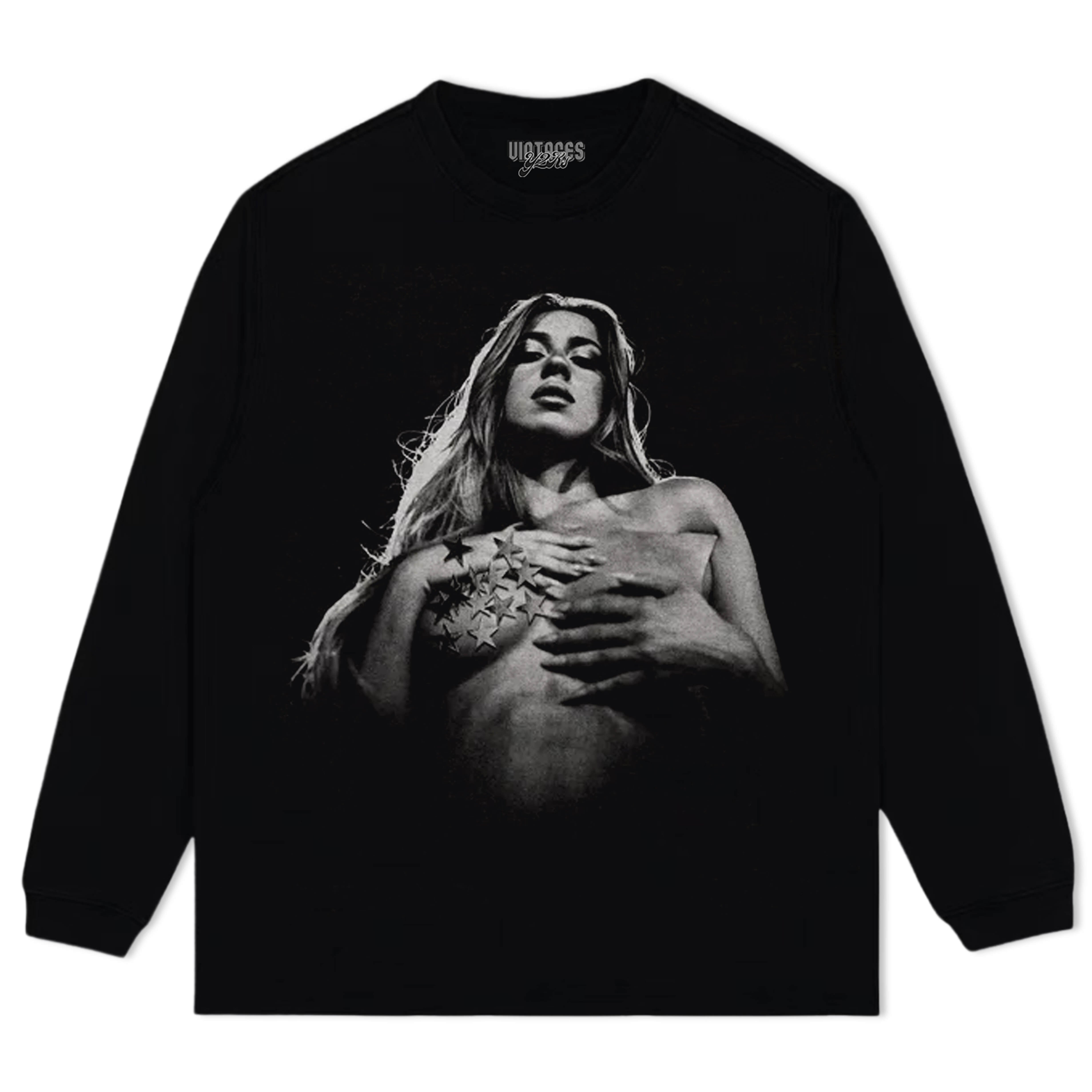 TATE MCRAE POSE BLACK TOUR TEE