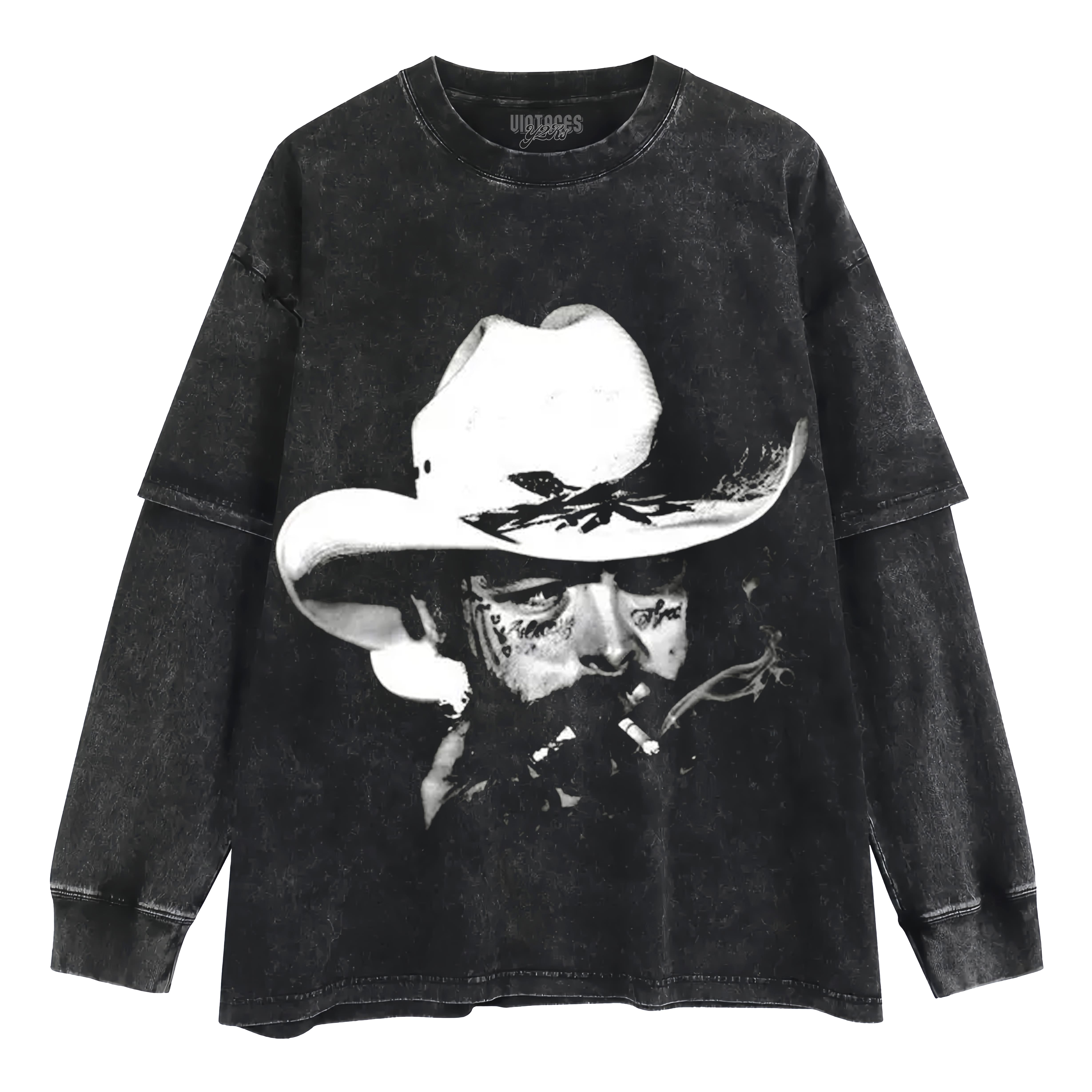 POST MALONE - POSTY FUNNY LAYERED LONG SLEEVE