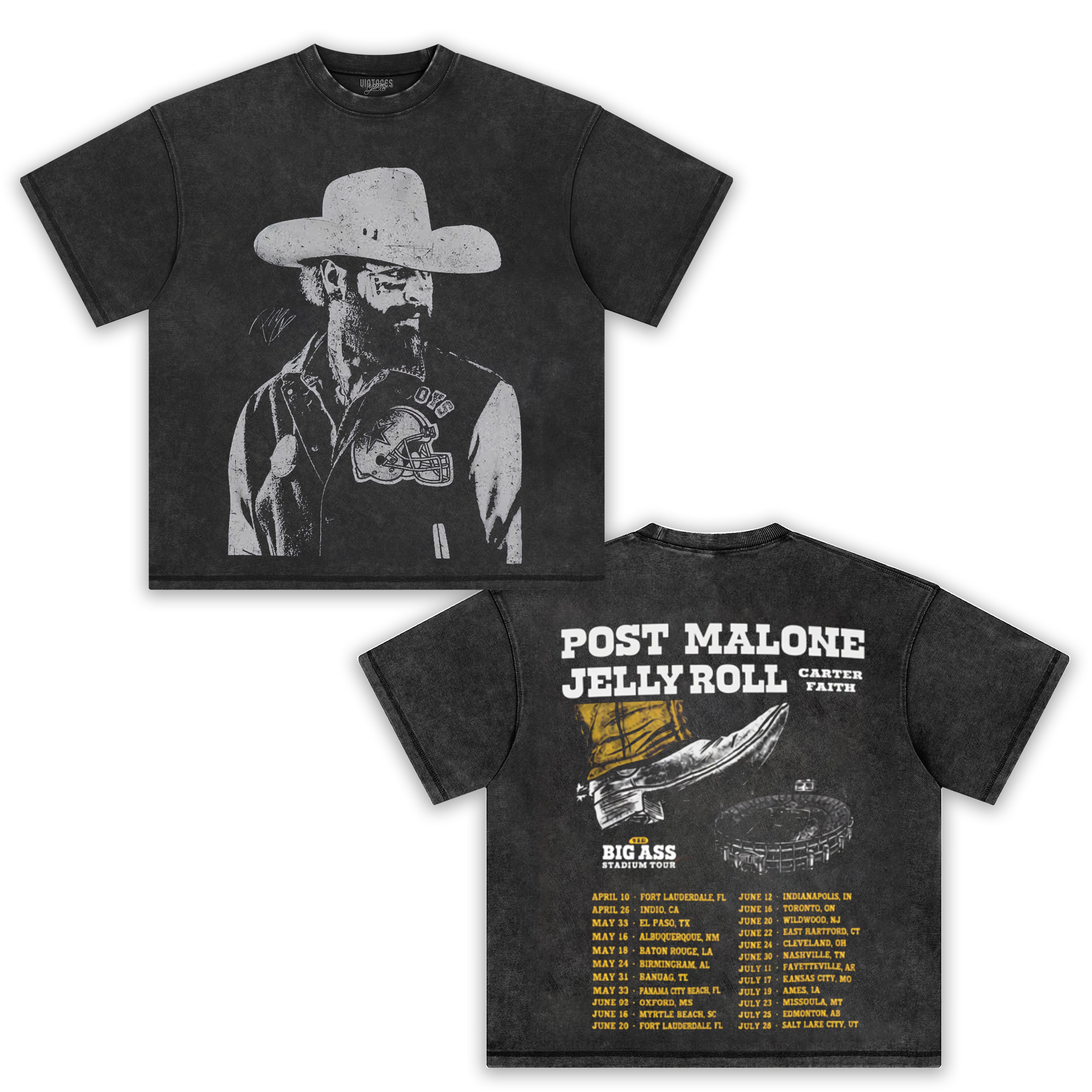 POST MALONE THE BIG ASS STADIUM TOUR PART 2 TEE