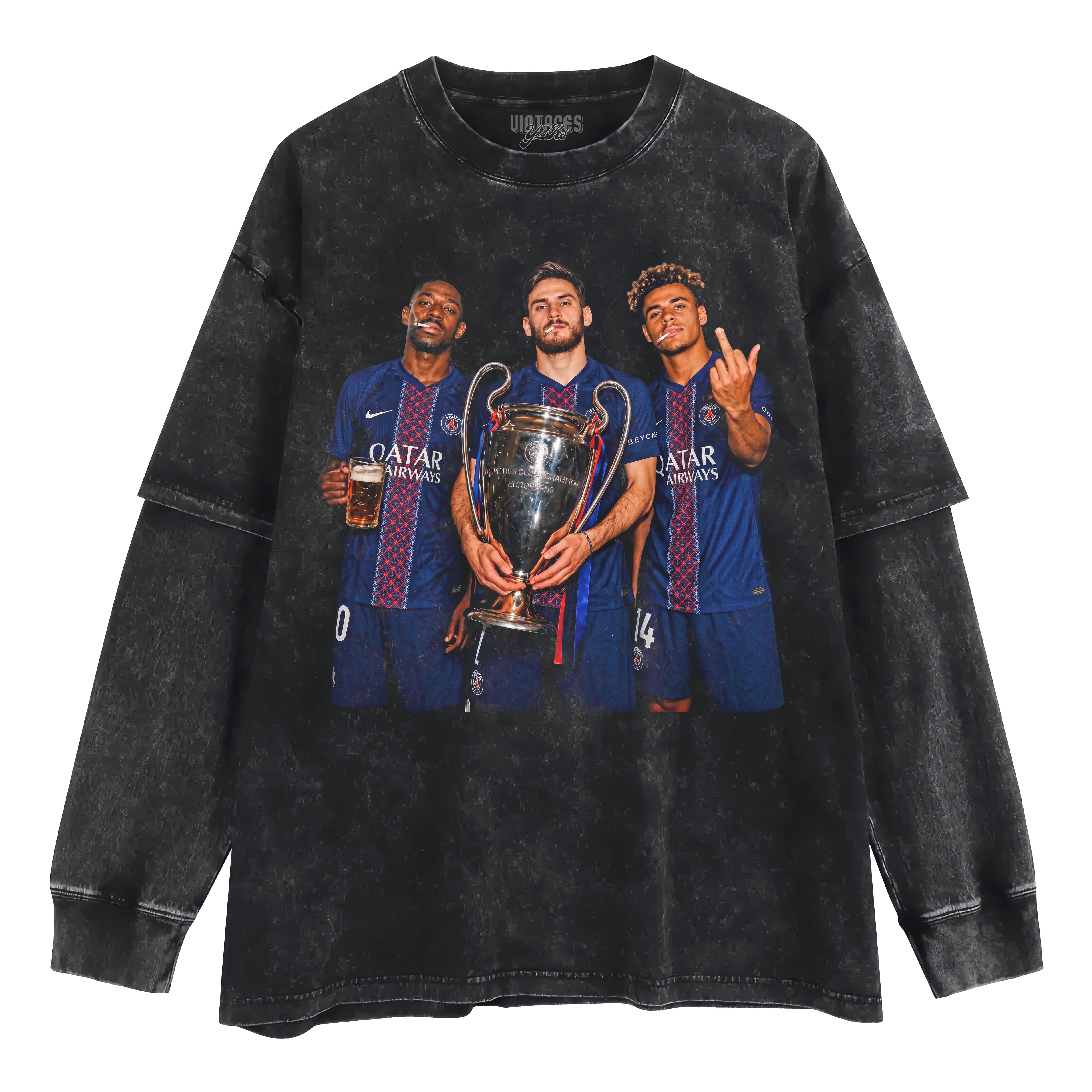 PSG CHAMPIONS TANK TOP & TEE & LONG SLEEVE & LAYERED LS & HOODIE