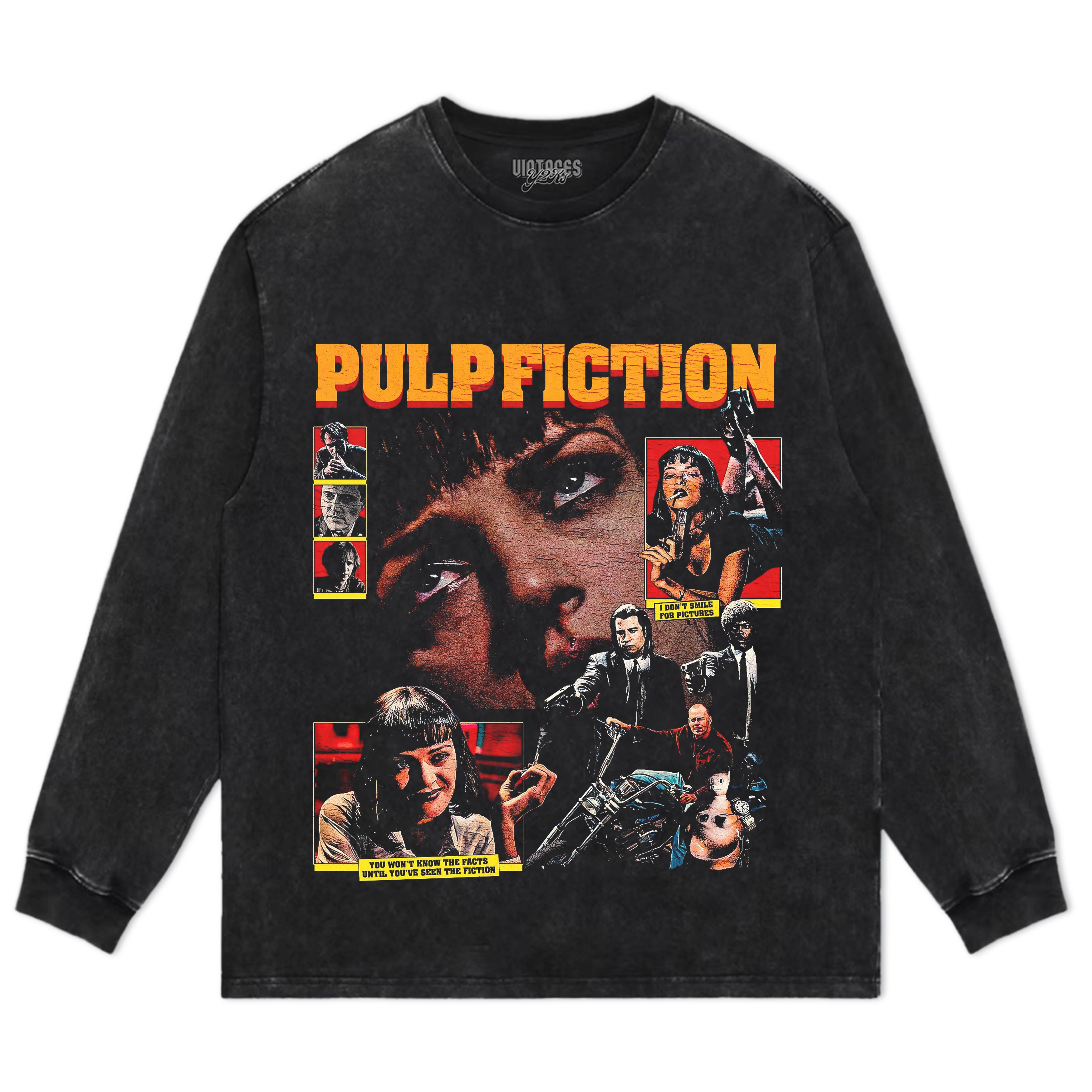 PULP FICTION VINTAGE TANK TOP & TEE & LONG SLEEVE & LAYERED LS & HOODIE