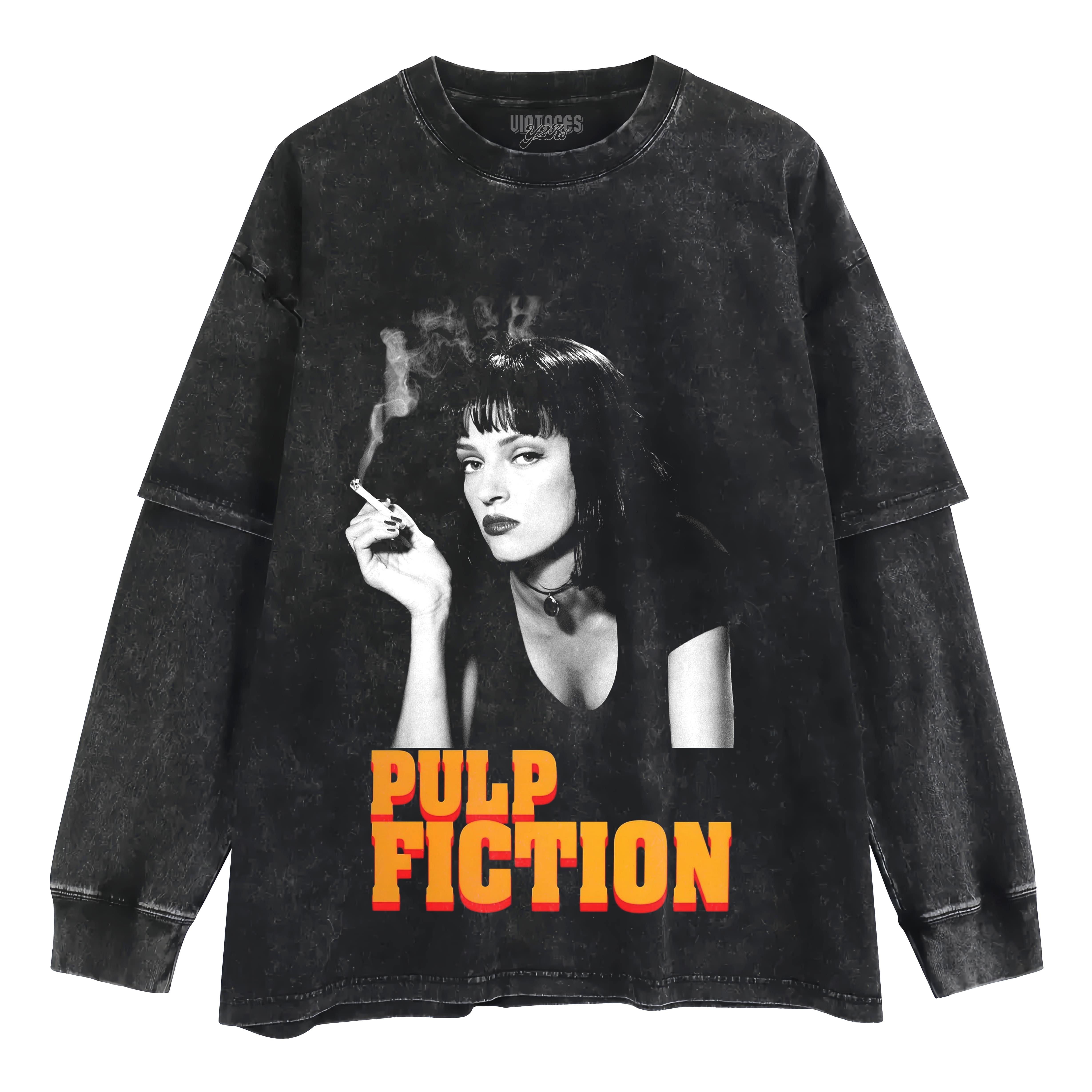 PULP FICTION VINTAGE V3 TANK TOP & TEE & LONG SLEEVE & LAYERED LS & HOODIE