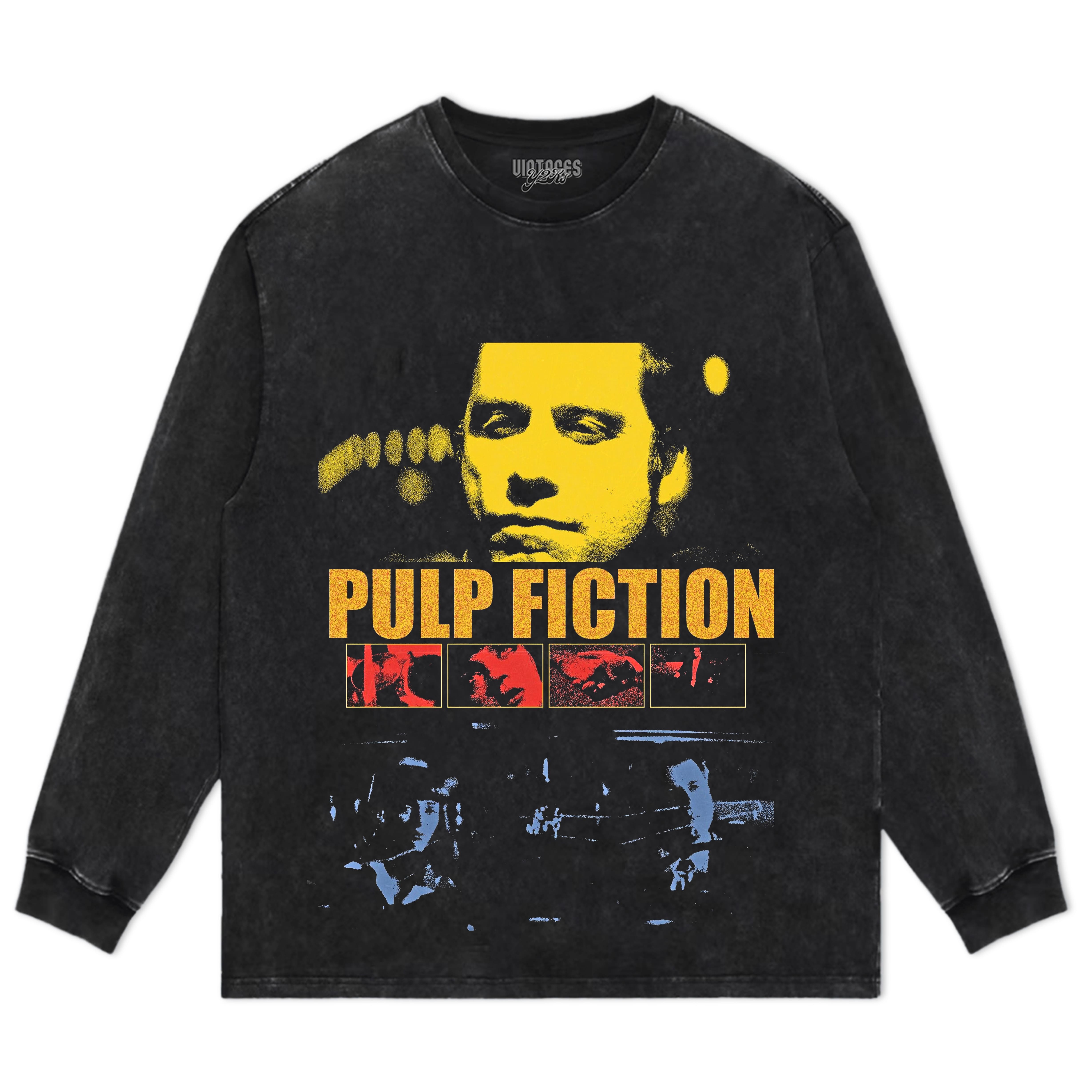 PULP FICTION VINTAGE V4 TANK TOP & TEE & LONG SLEEVE & LAYERED LS & HOODIE