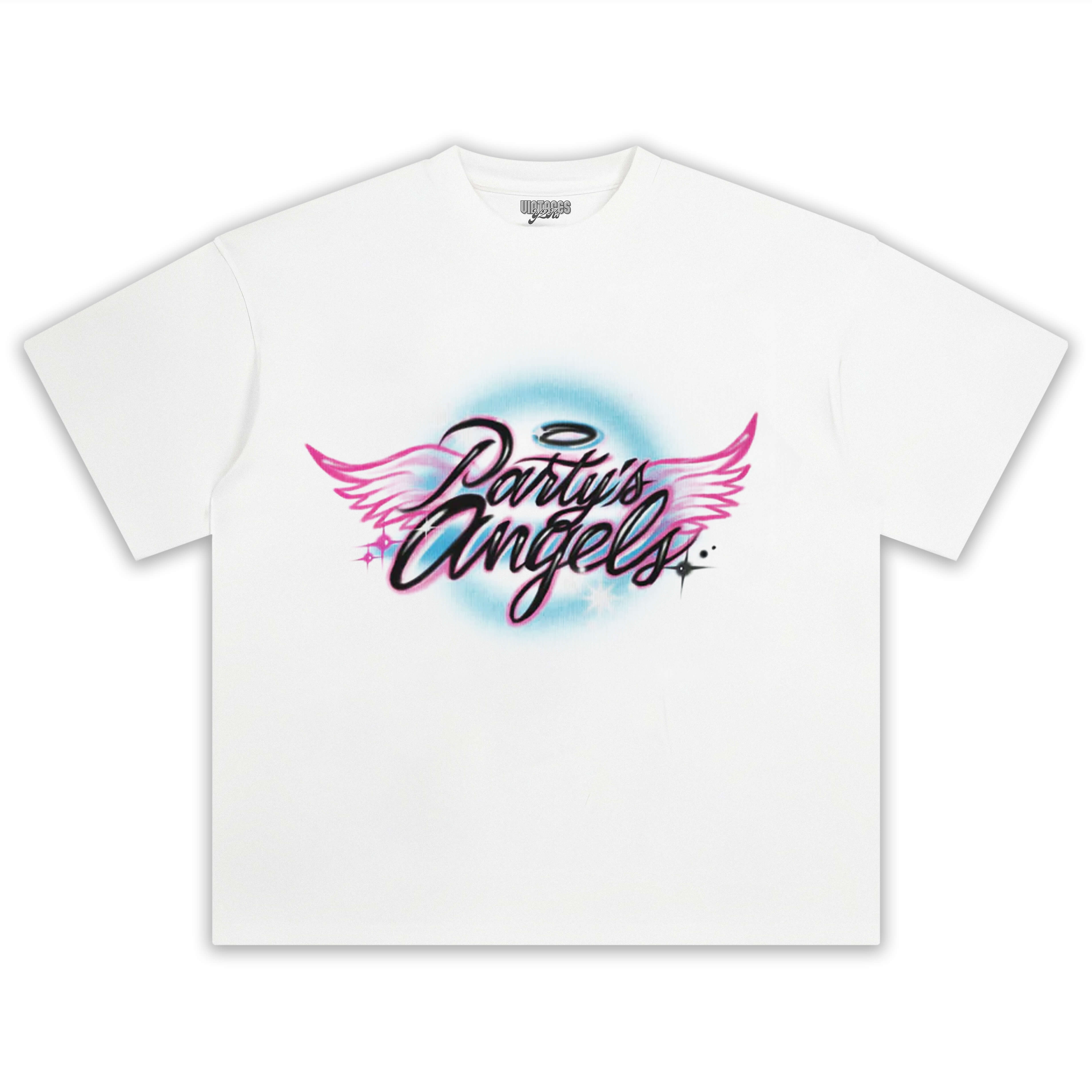 PARTY'S ANGELS WINGS TANK TEE & LS & HOODIE