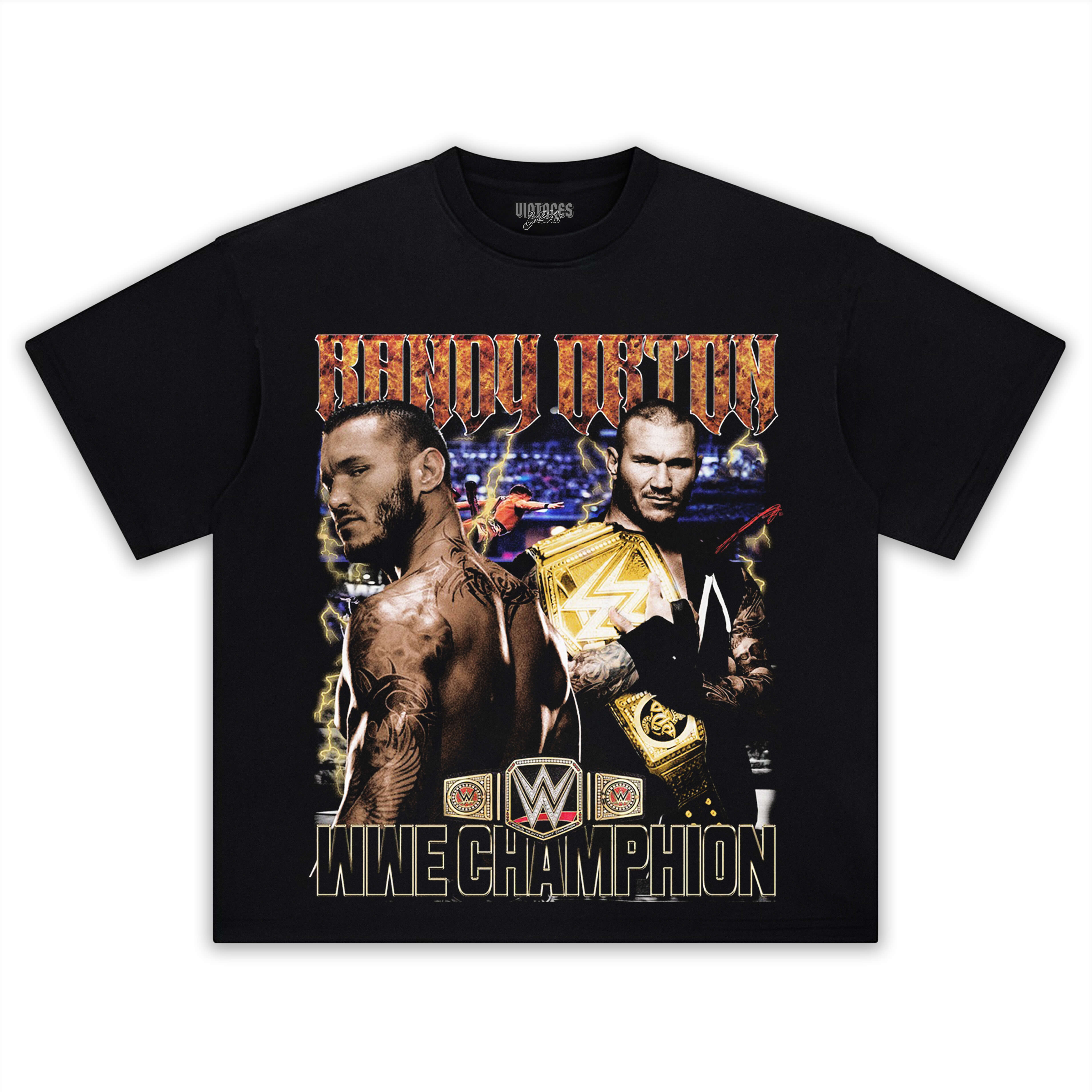 RANDY ORTON WWE CHAMPION TEE & LS & HOODIE