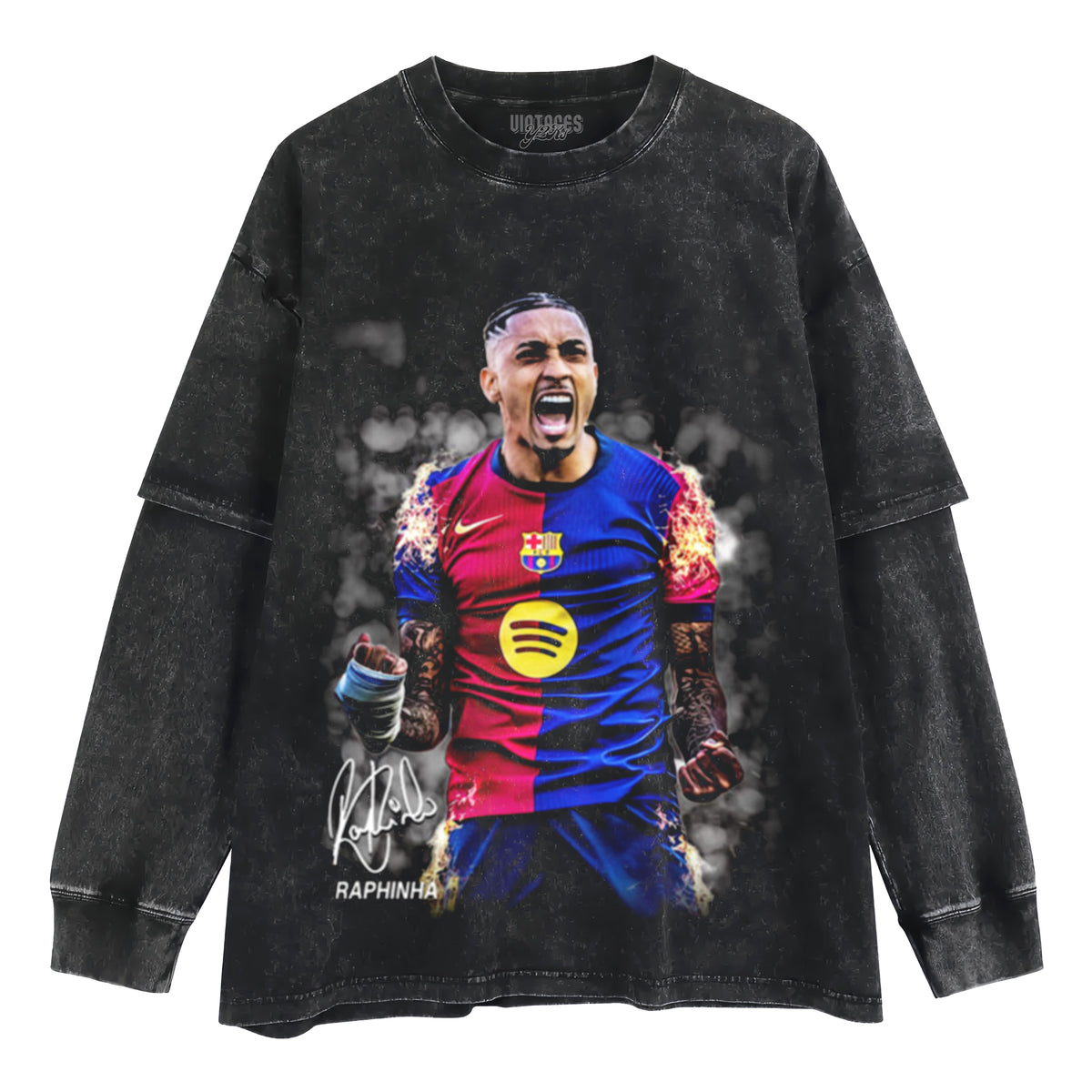 RAPHINHA SCREAM LAYERED LONG SLEEVE