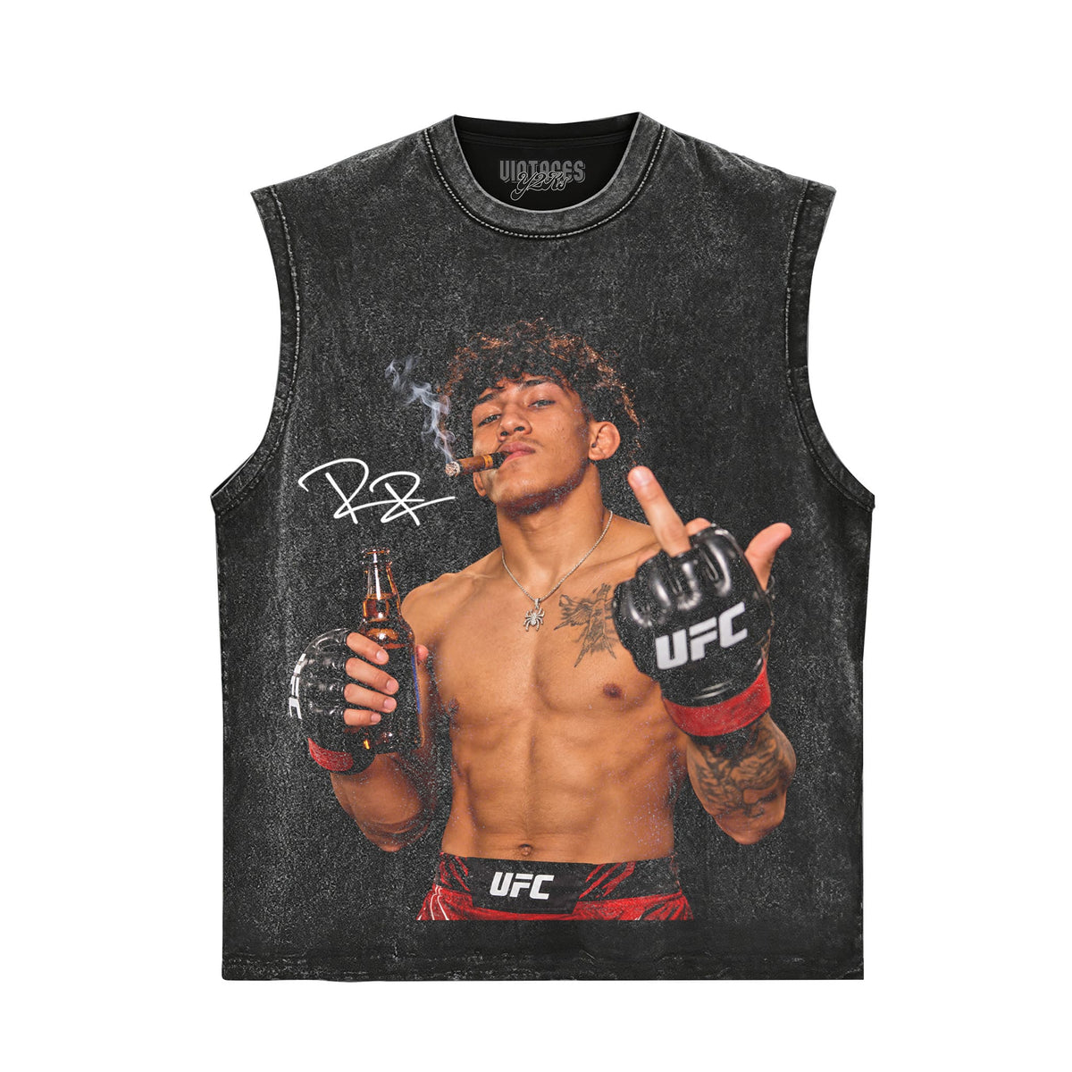 RAÚL ROSAS JR. MIDDLE FINGER TANK TOP & TEE & LONG SLEEVE & LAYERED LS & HOODIE