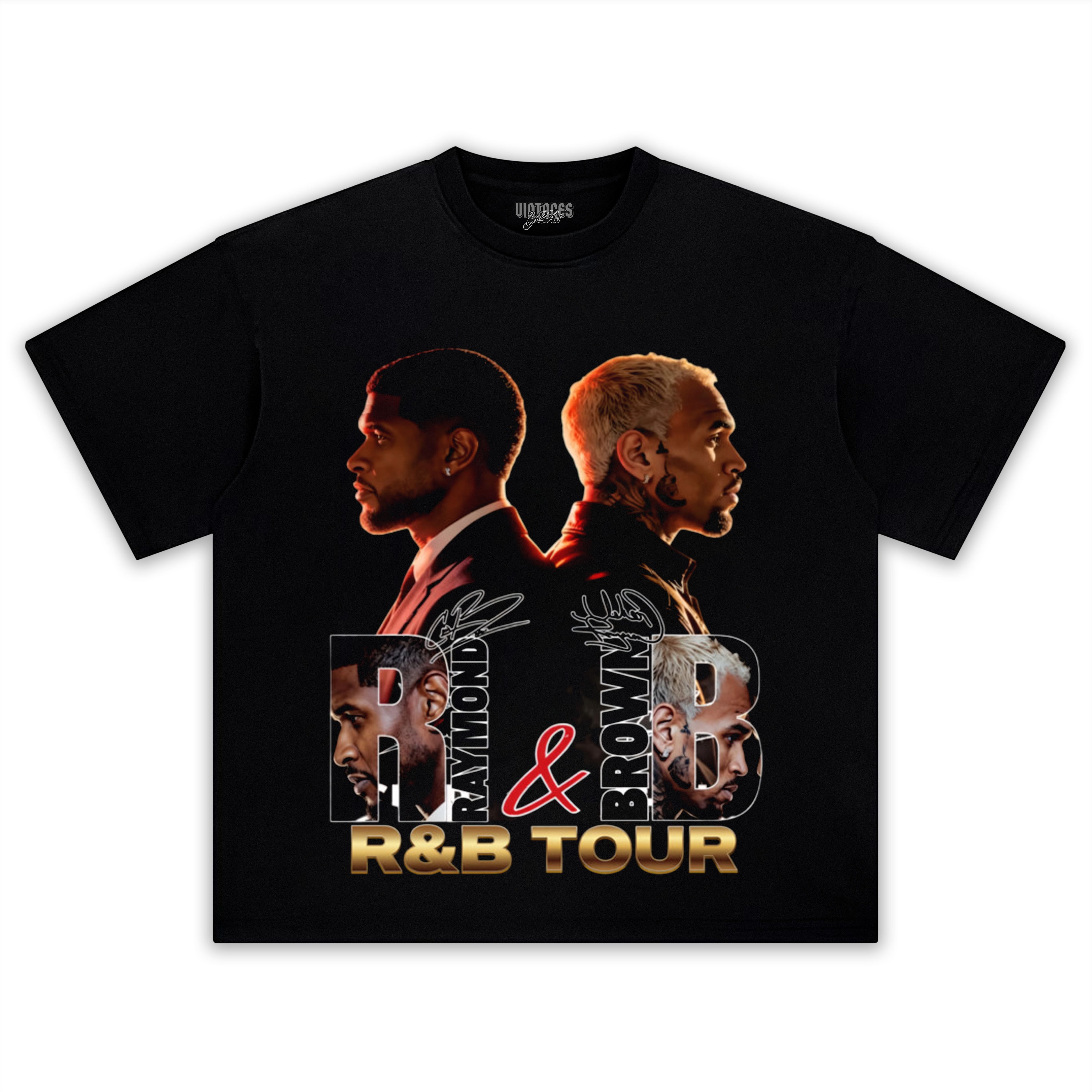 RAYMOND & CHRIS BROWN R&B TOUR 2026 TANK TOP & TEE & LONG SLEEVE & LAYERED LS & HOODIE
