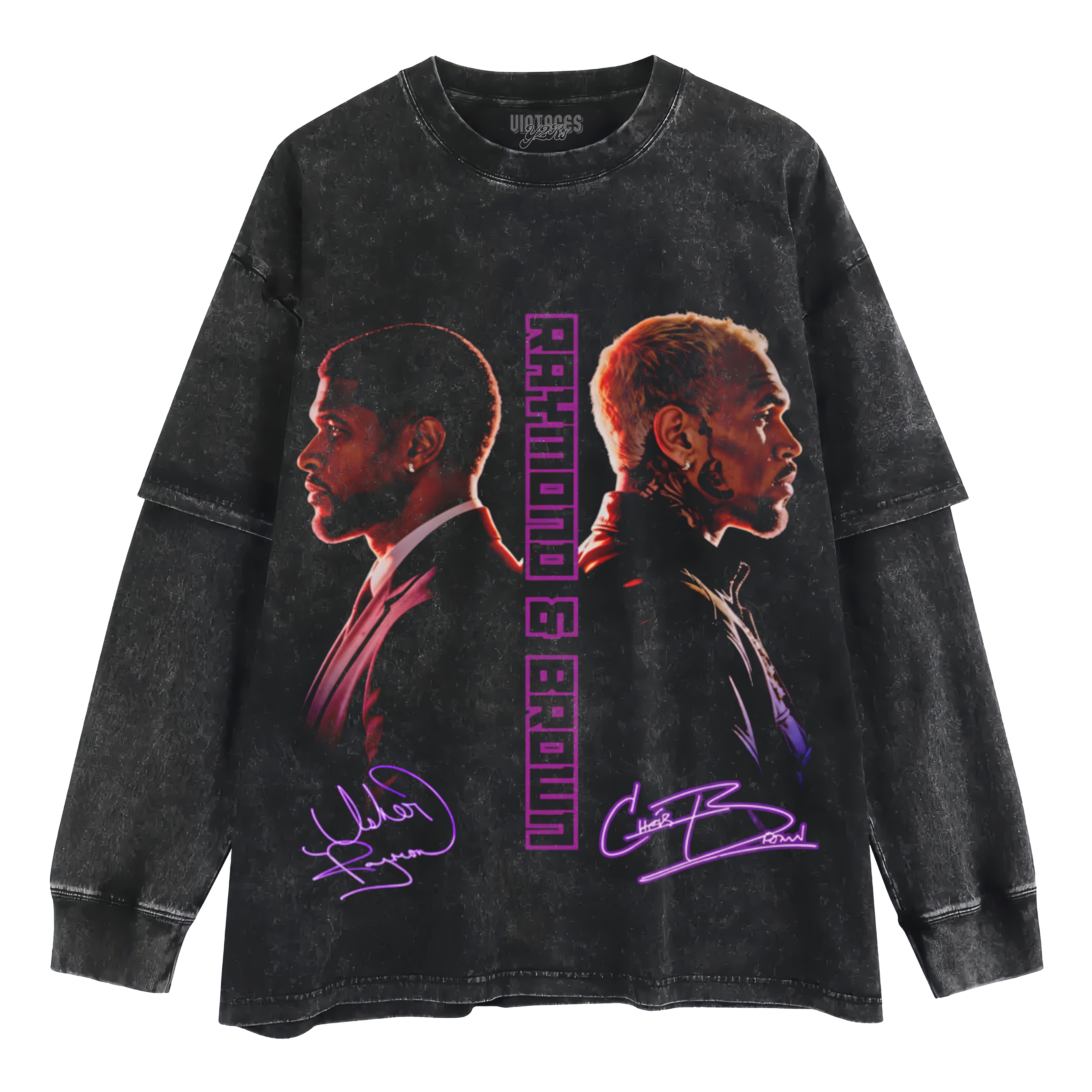 RAYMOND & CHRIS BROWN R&B TOUR 2026 V5 TANK TOP & TEE & LONG SLEEVE & LAYERED LS & HOODIE
