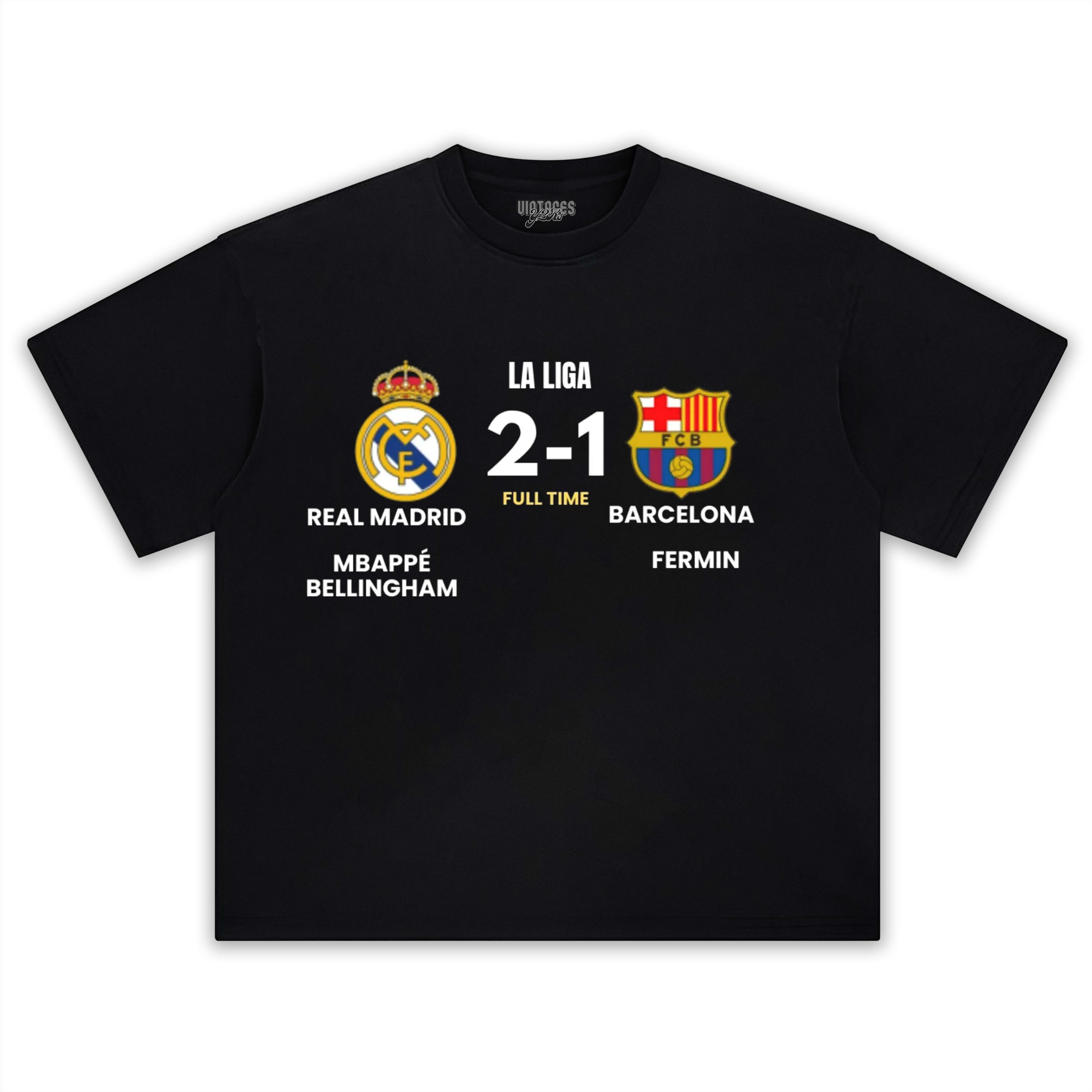 REAL MADRID CF VS FC BARCELONA V2 TEE & LS & HOODIE