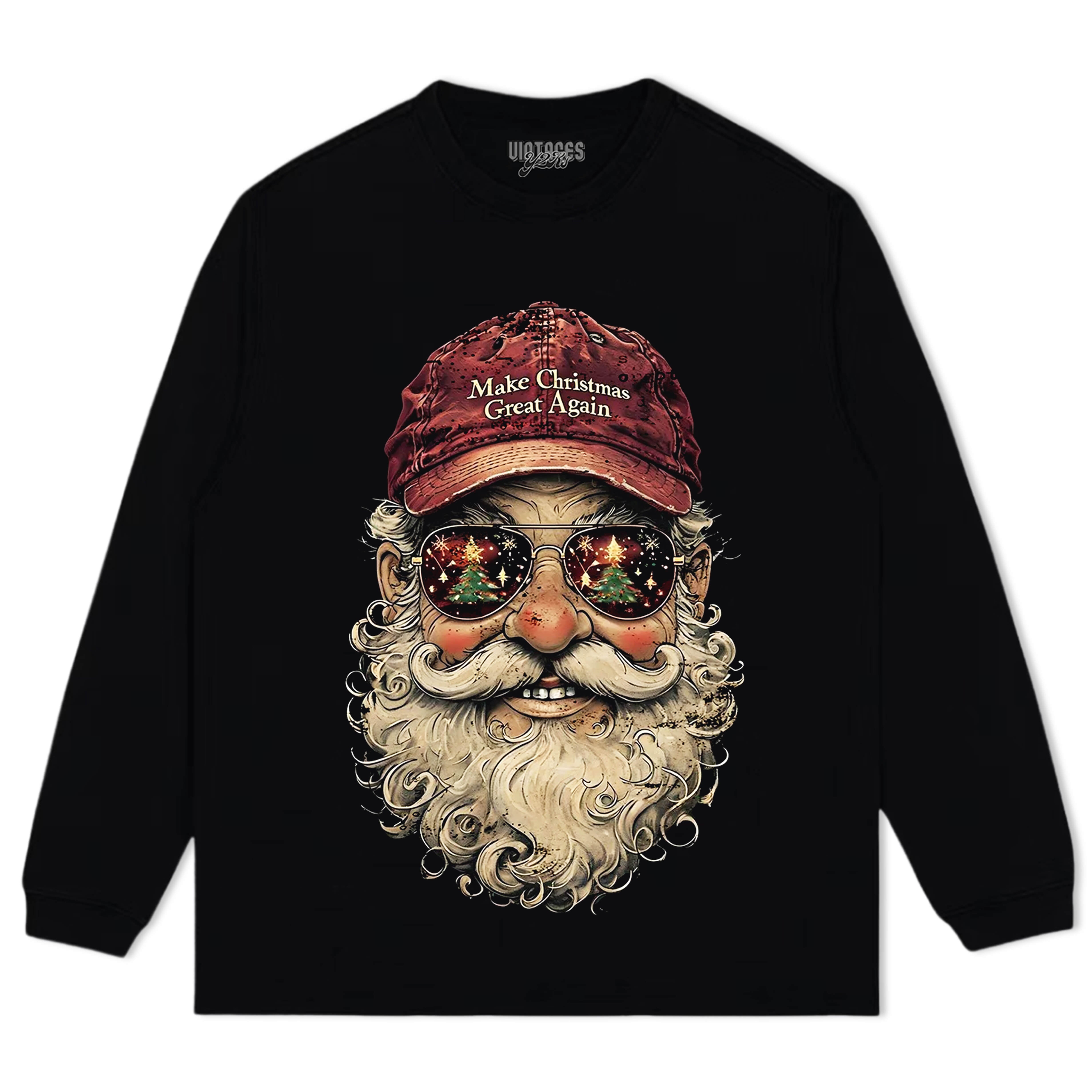 RETRO SANTA CLAUS TEE & LS & HOODIE