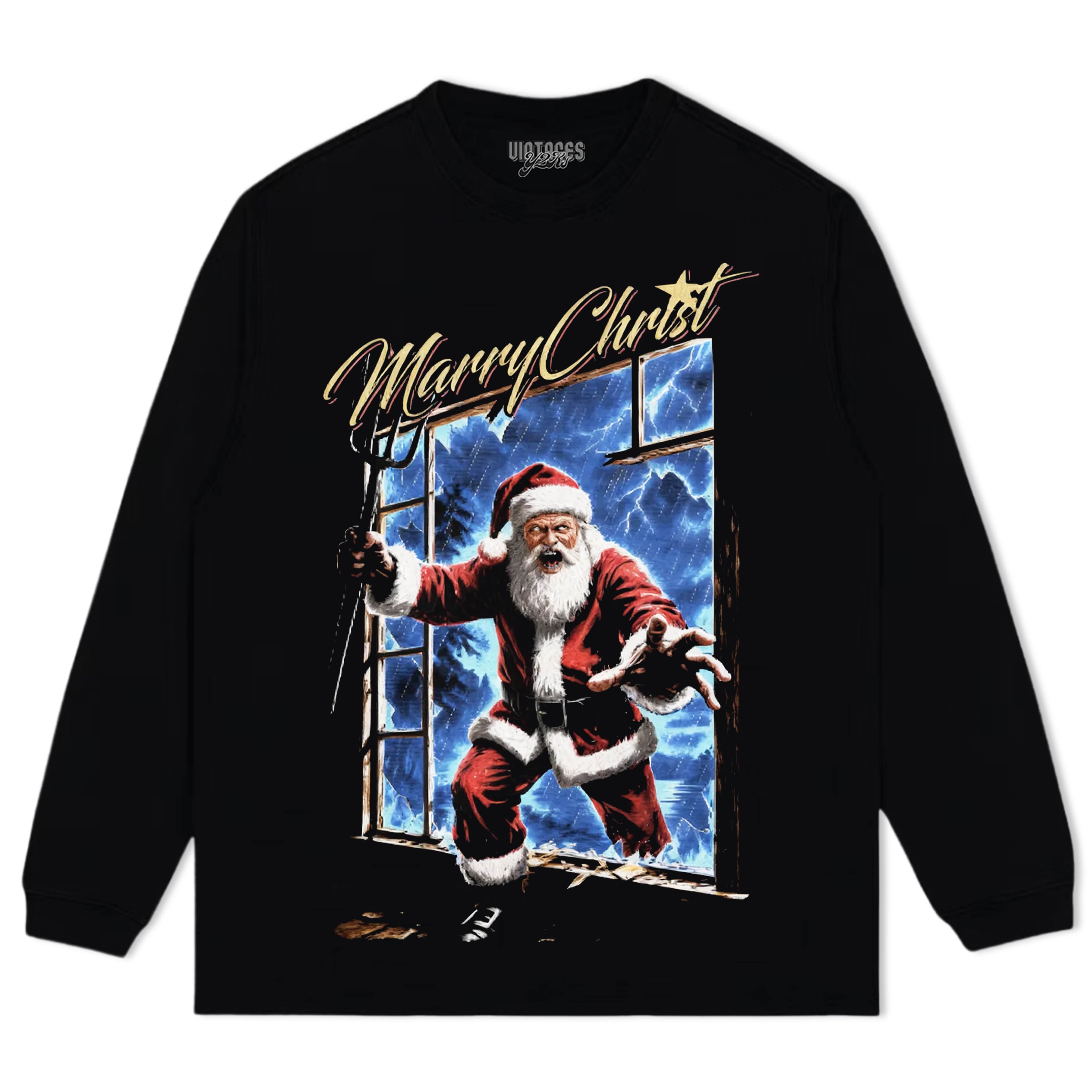 RETRO SANTA CLAUS V2 TEE & LS & HOODIE