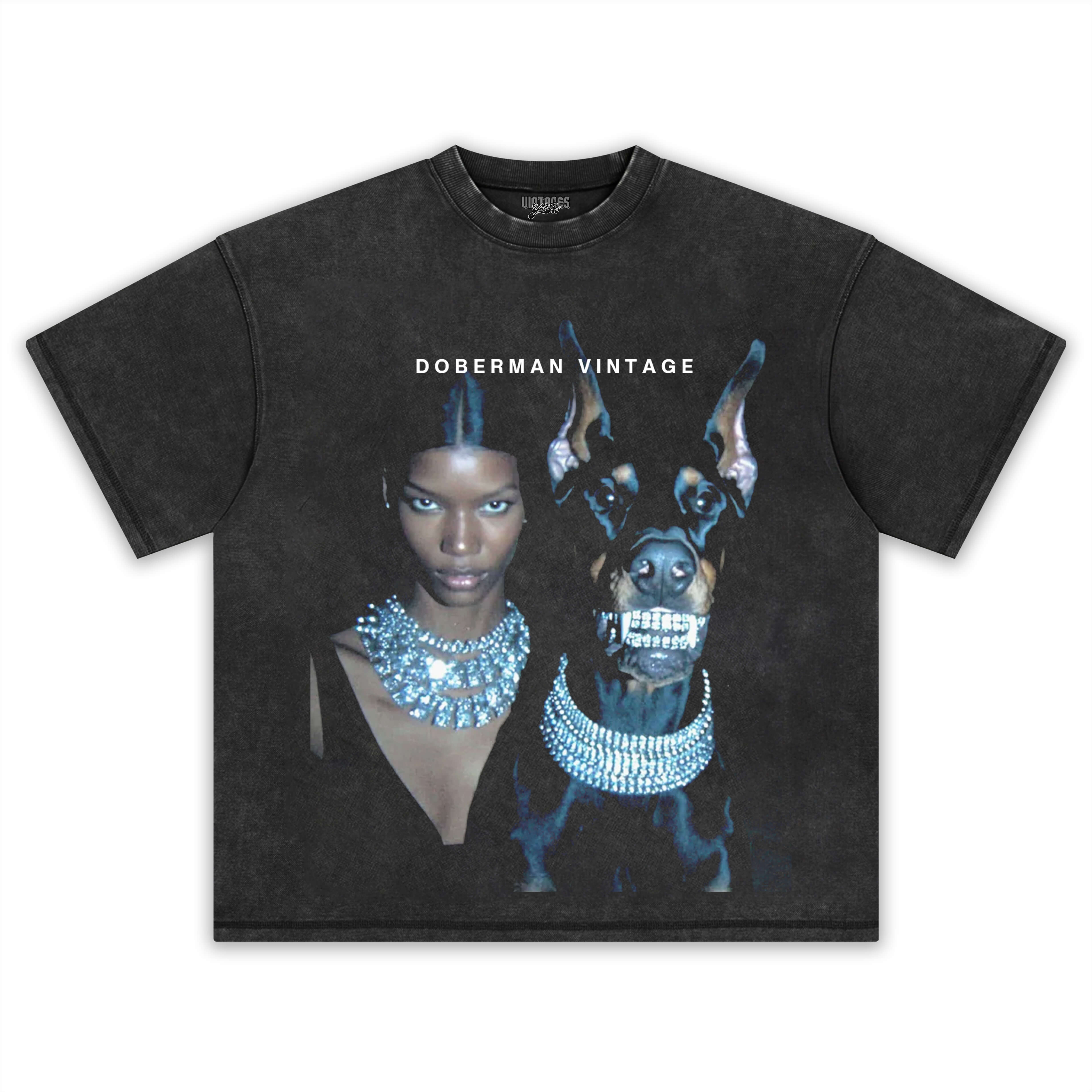 RETRO STREET STYLE & DOBERMAN V4 TEE
