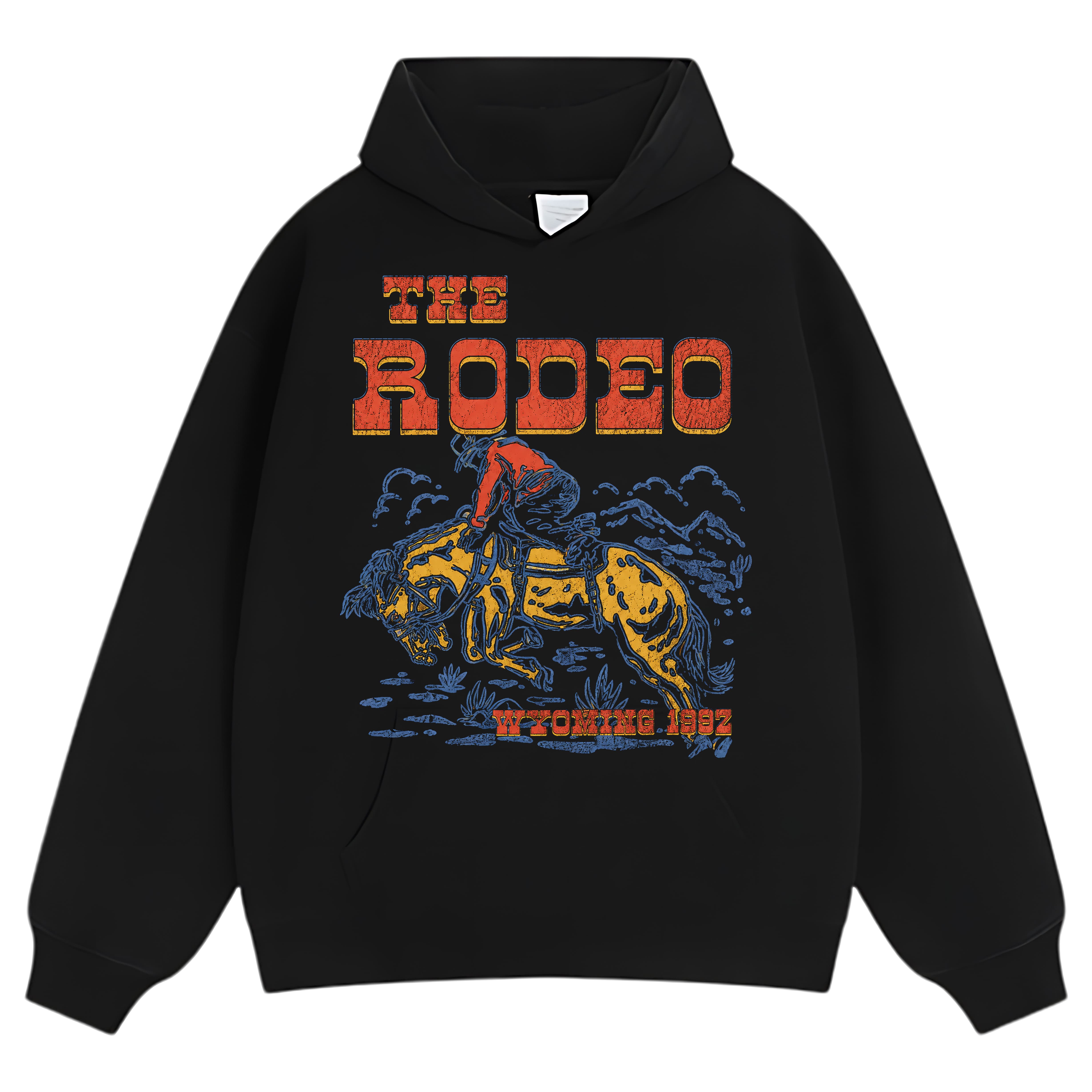 RETRO COWBOY RODEO SHIRT WESTERN TANK TOP & TEE & LONG SLEEVE & LAYERED LS & HOODIE