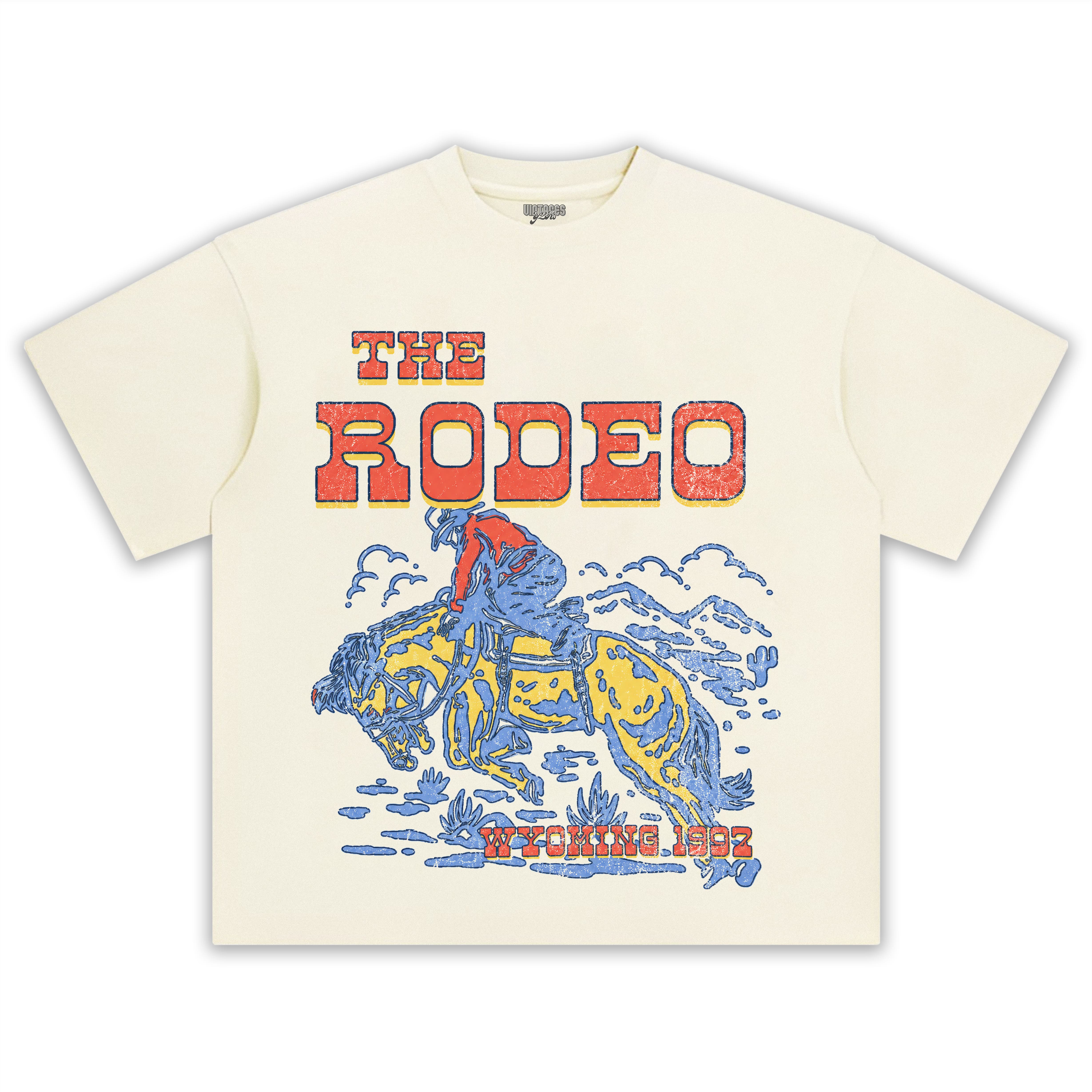 RETRO COWBOY RODEO SHIRT WESTERN TANK TOP & TEE & LONG SLEEVE & LAYERED LS & HOODIE