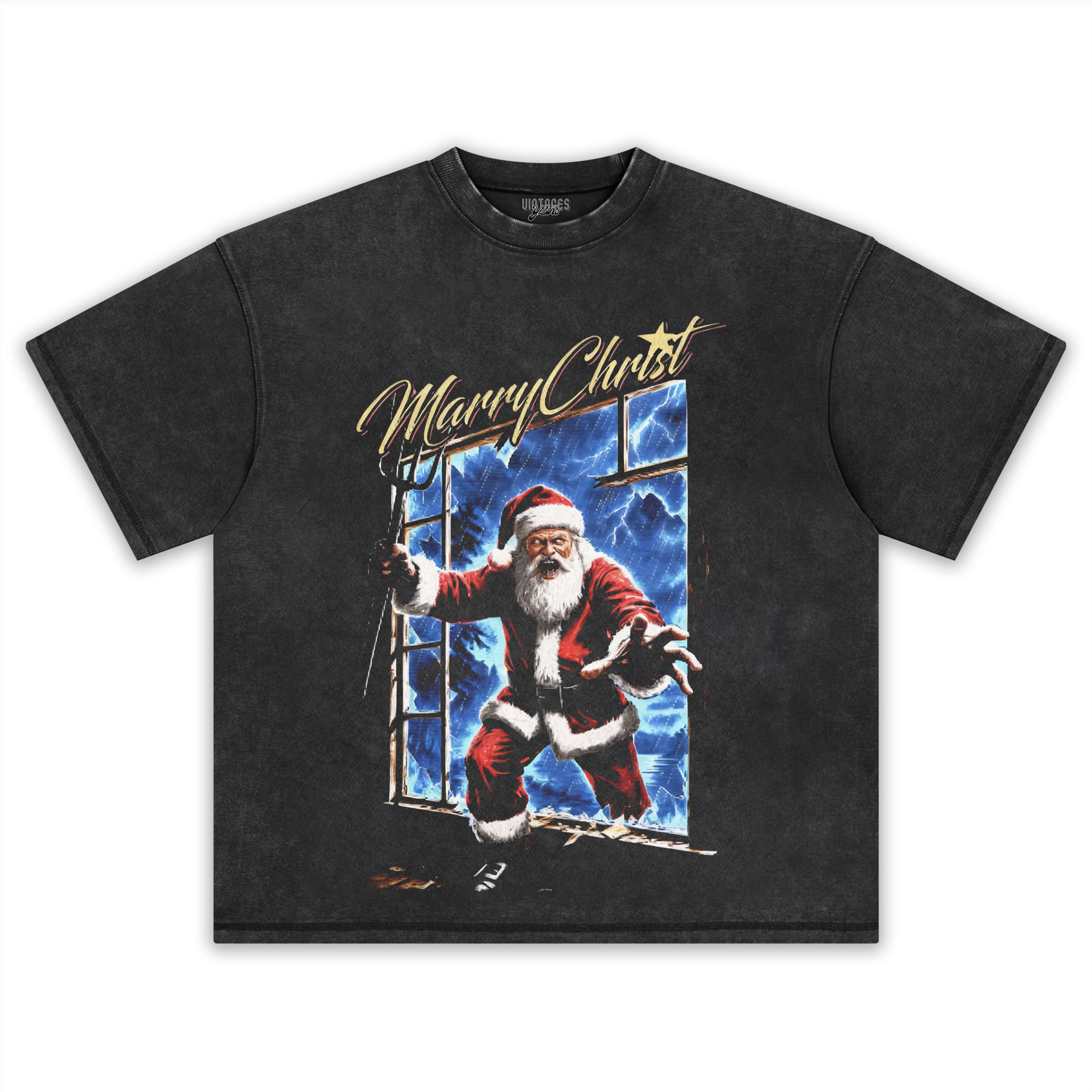 RETRO SANTA CLAUS V2 TEE & LS & HOODIE