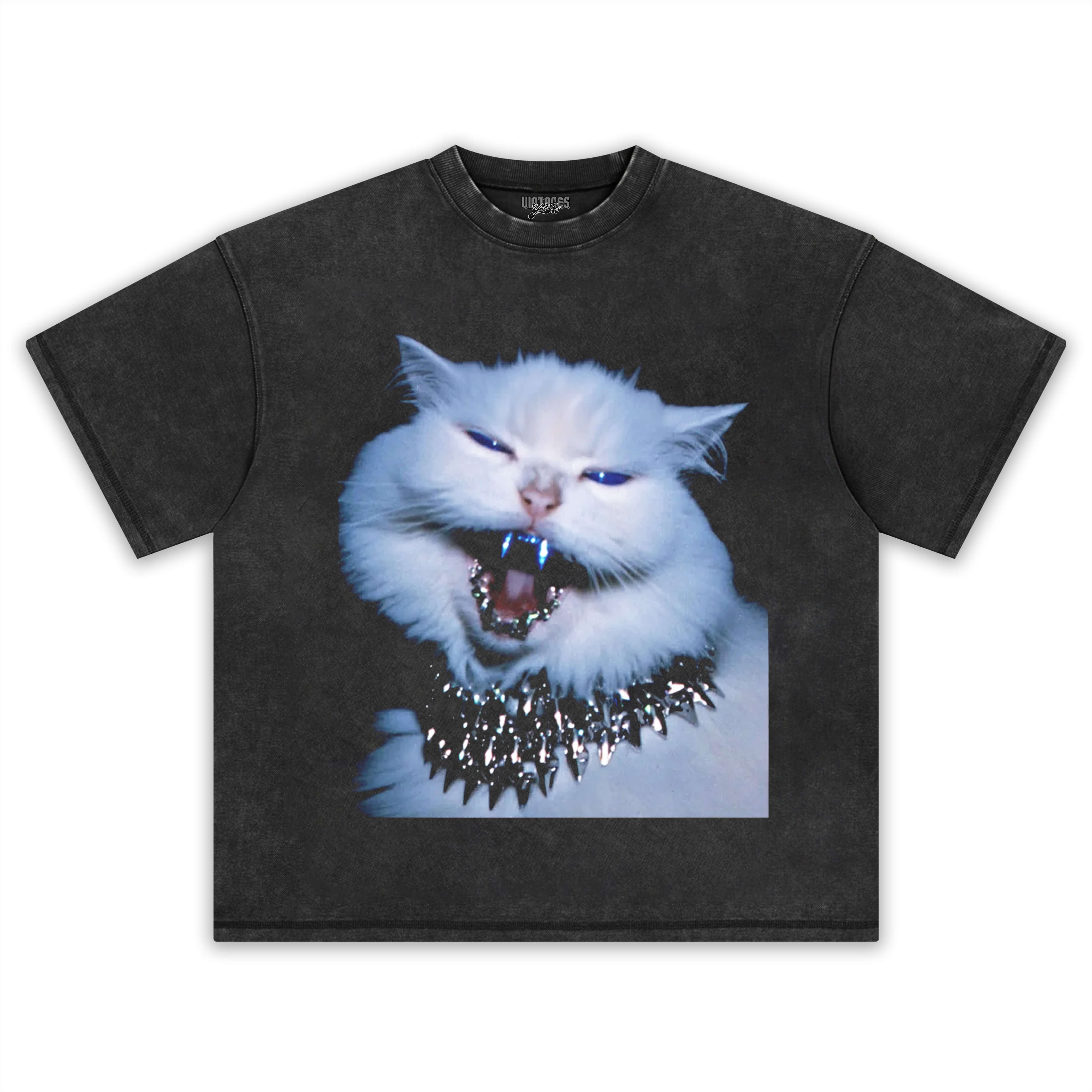 RETRO STREET STYLE & CAT TEE