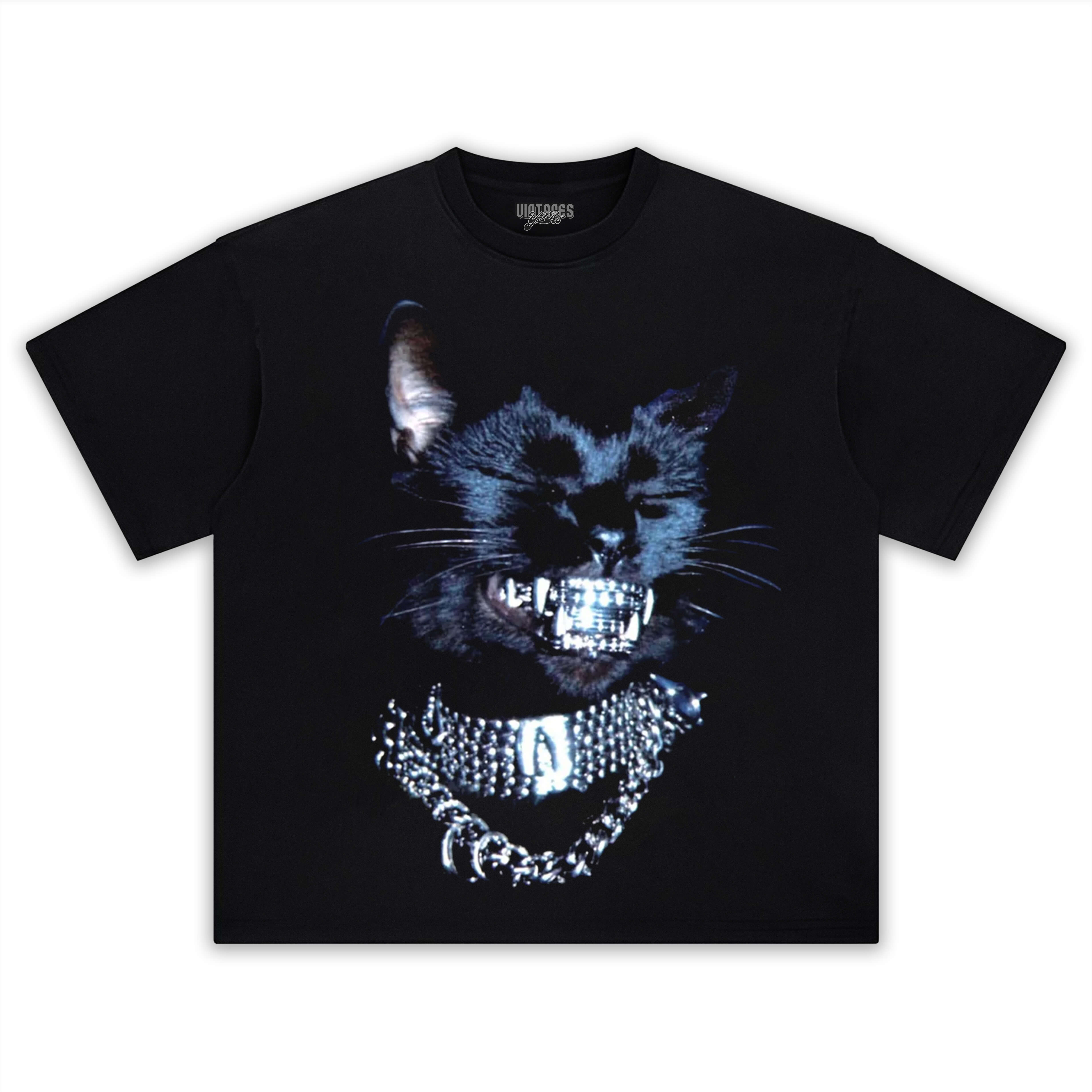 RETRO STREET STYLE & CAT V4 TEE