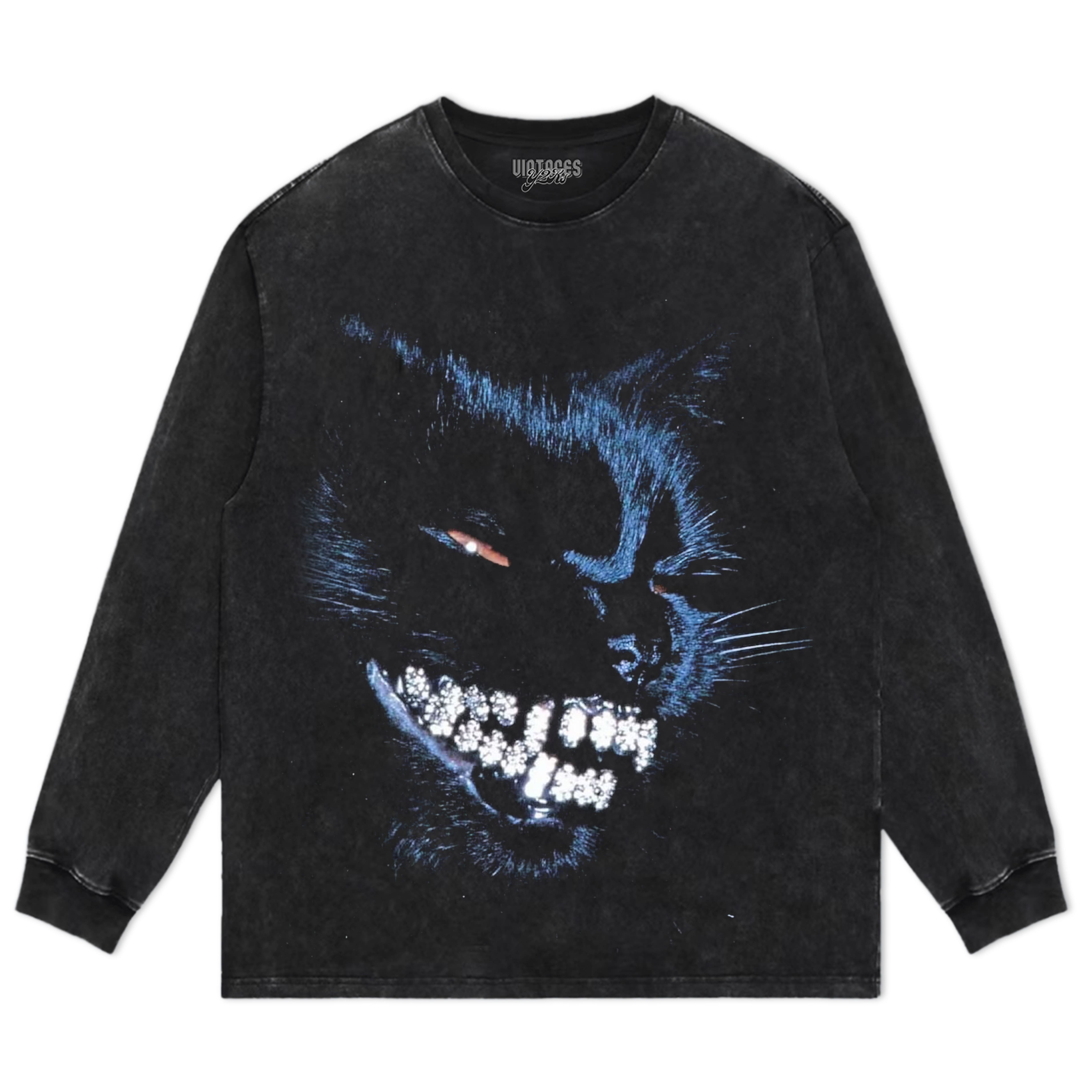 RETRO STREET STYLE & DARK CAT TANK TOP & TEE & LONG SLEEVE & LAYERED LS & HOODIE