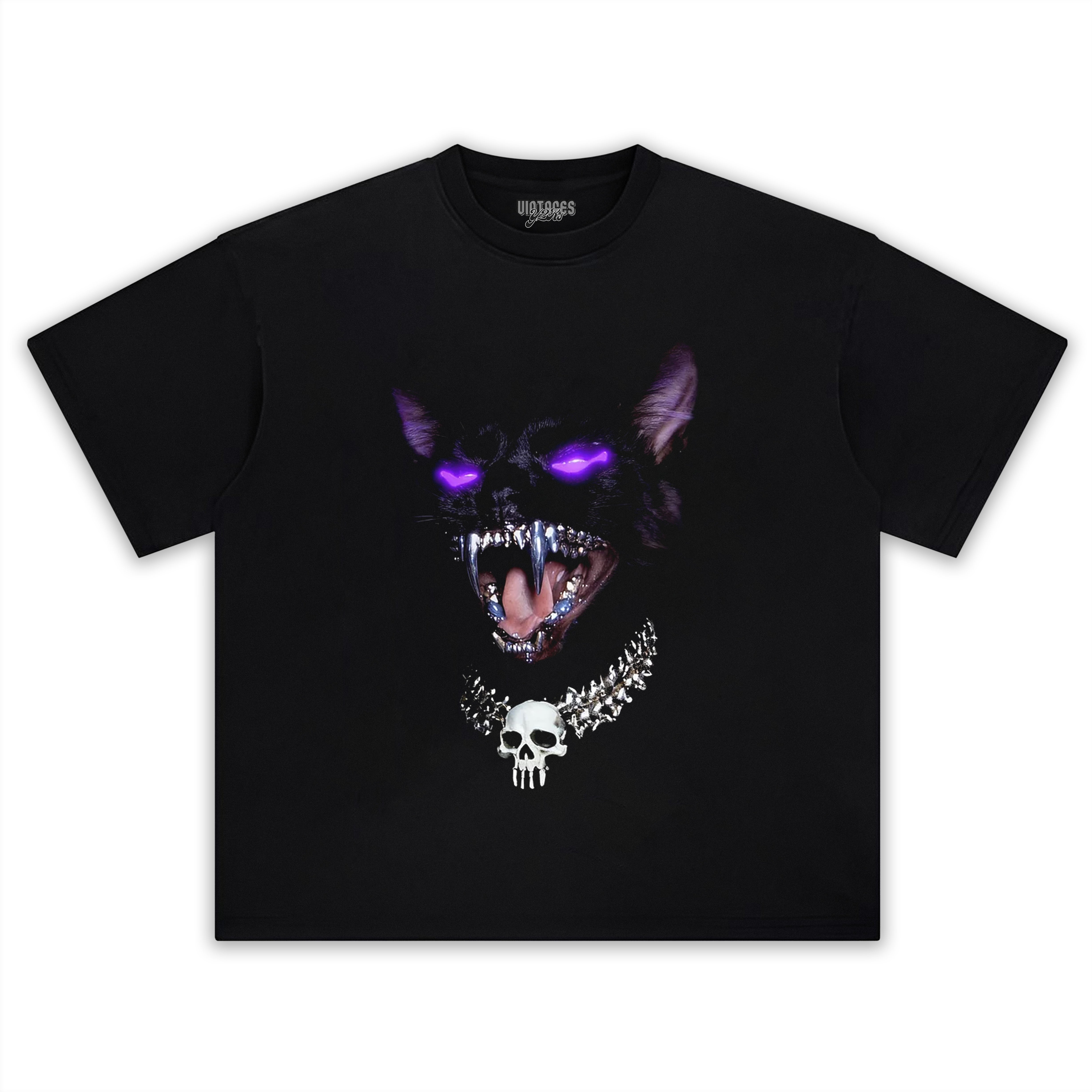 RETRO STREET STYLE & DARK CAT TEE