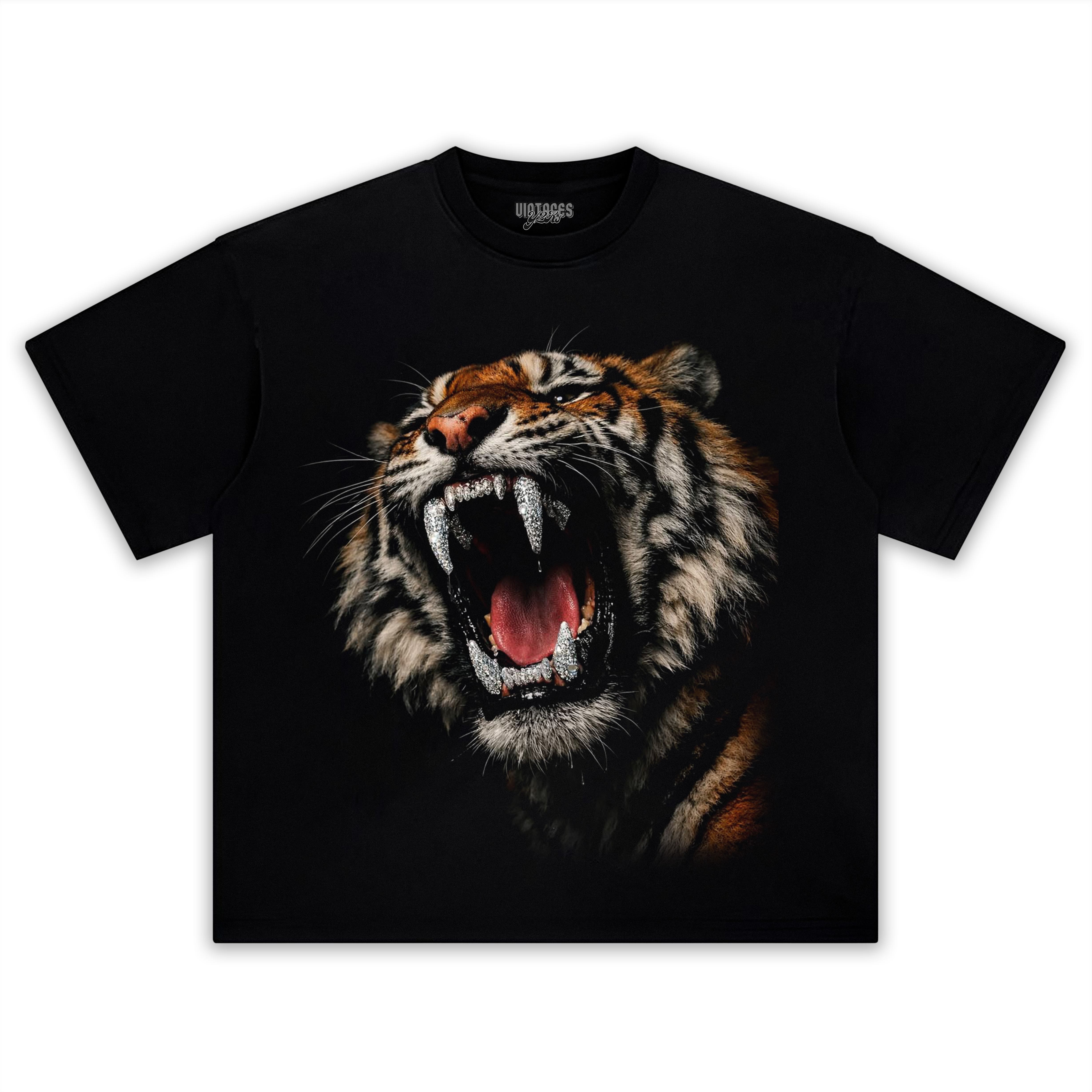 RETRO STREET STYLE & DARK TIGER TANK TOP & TEE & LONG SLEEVE & LAYERED LS & HOODIE