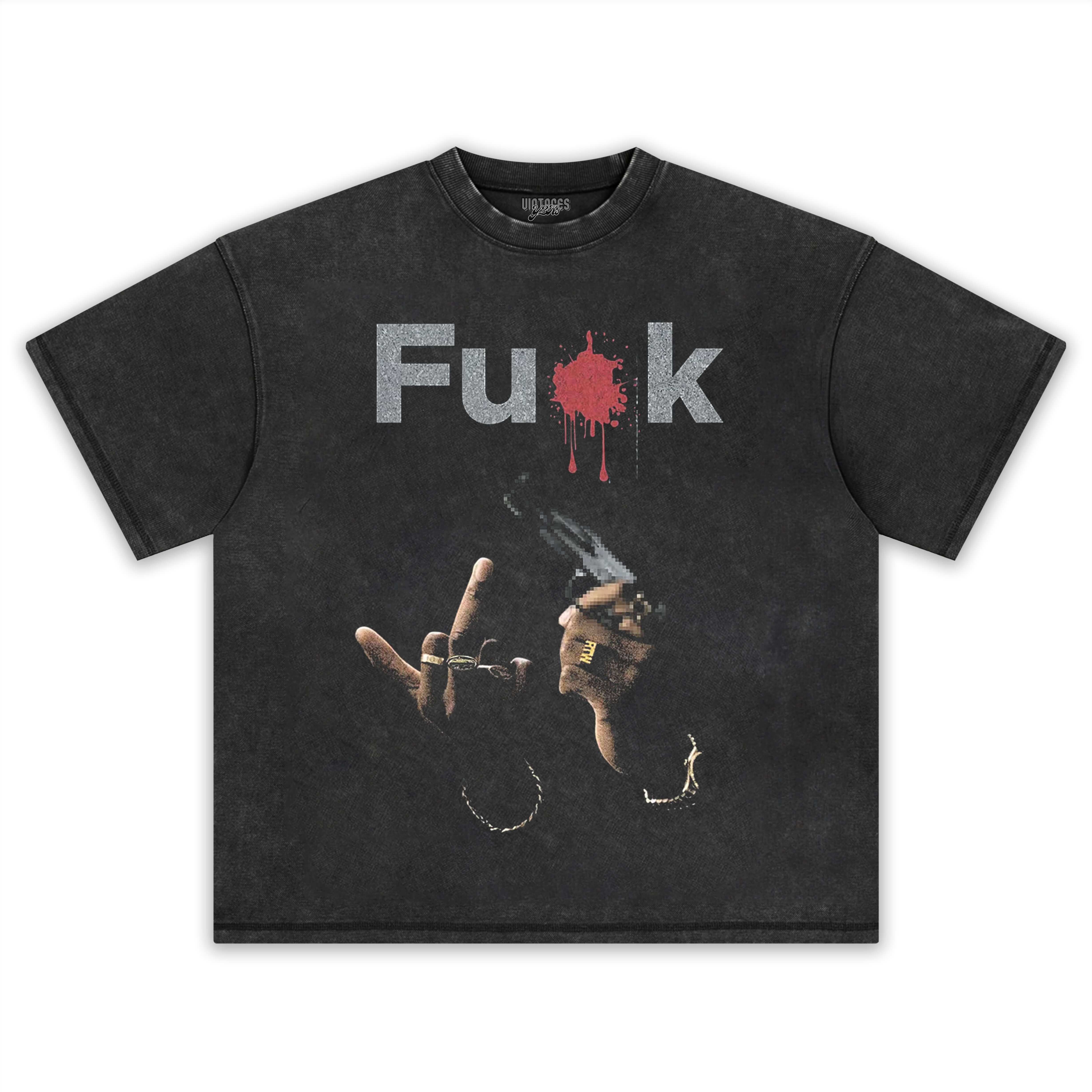 RETRO STREET STYLE FU$K TEE & LS & HOODIE