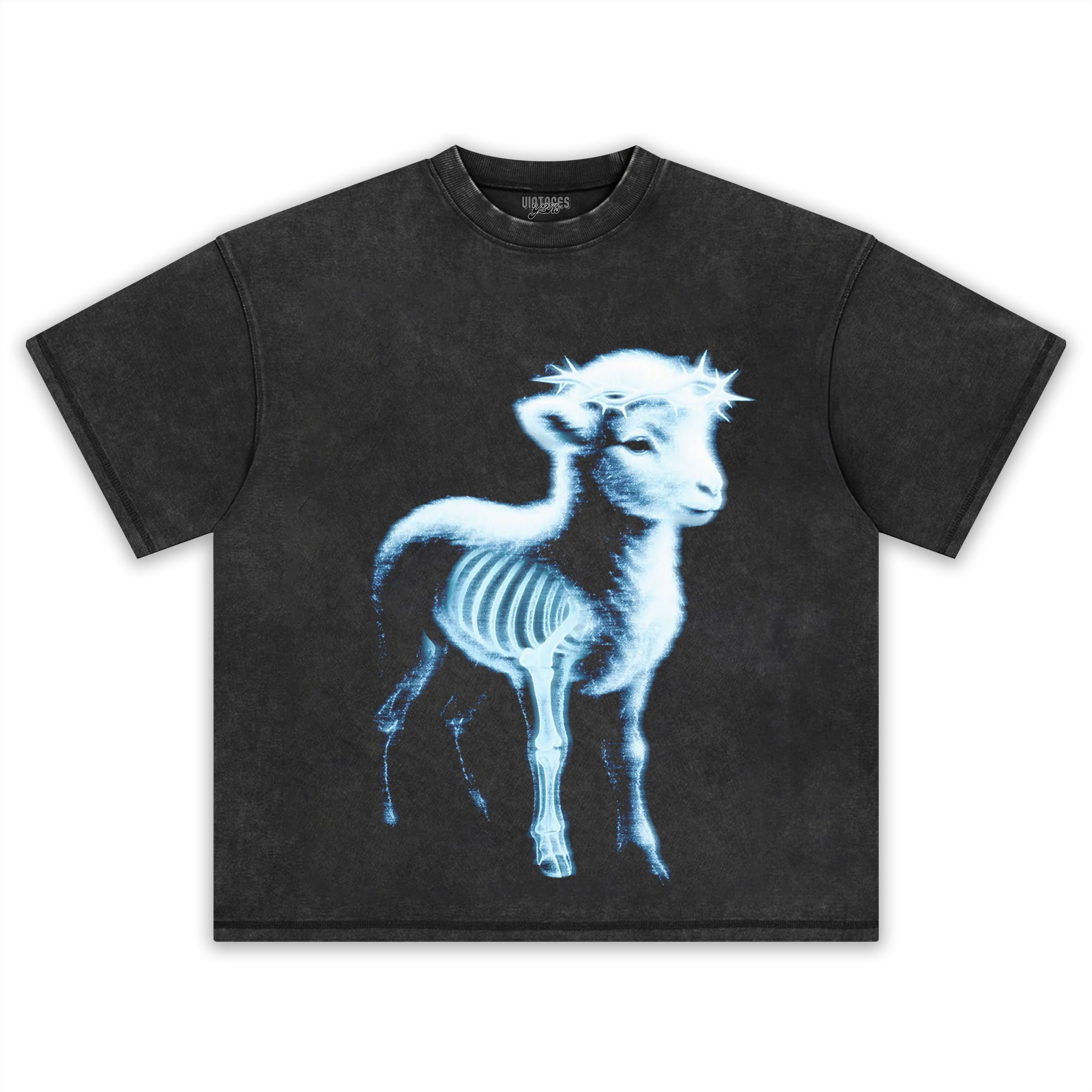 RETRO STREET STYLE & LITTLE SHEEP TEE