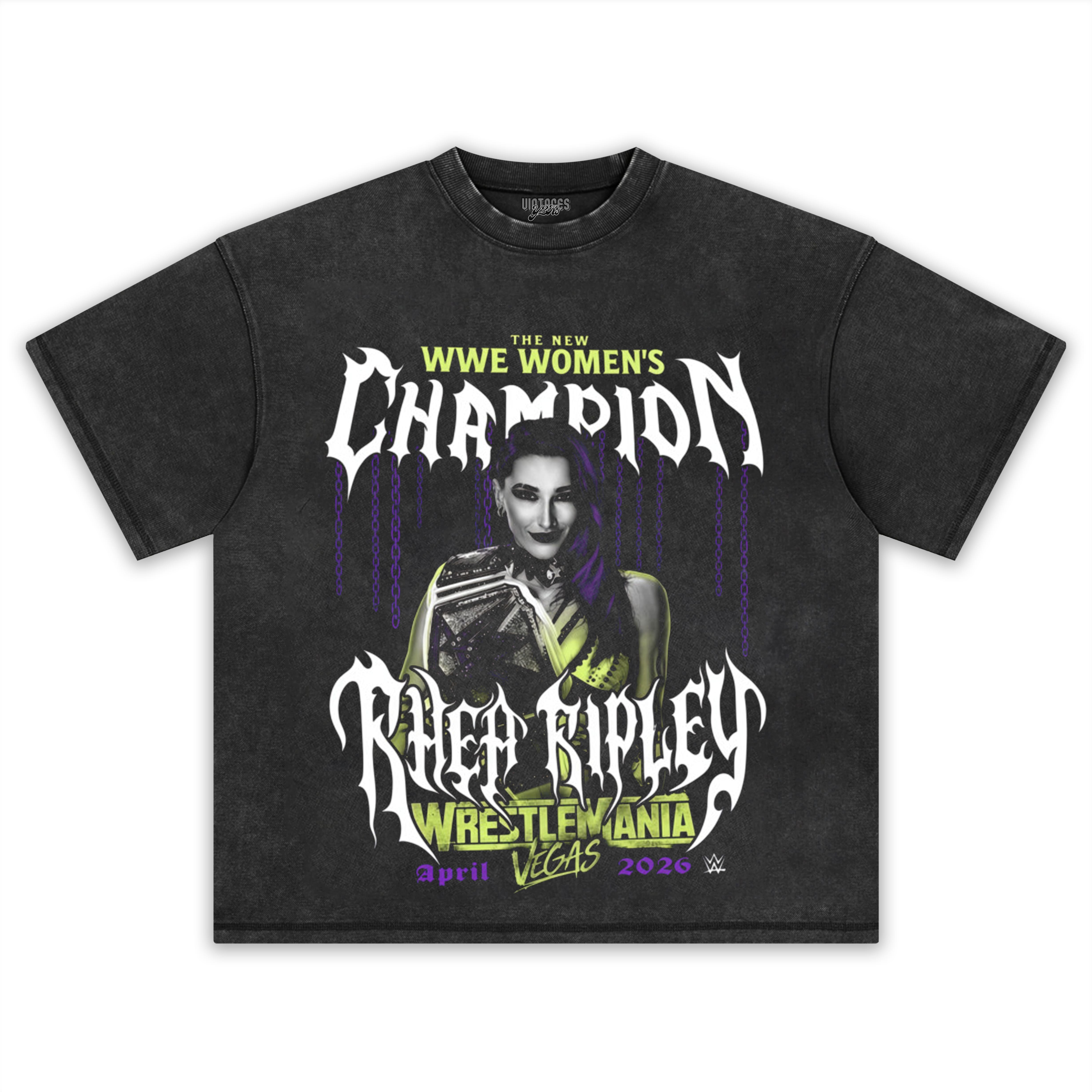RHEA RIPLEY WRESTLEMANIA 42 WINNER TANK TOP & TEE & LONG SLEEVE & LAYERED LS & HOODIE