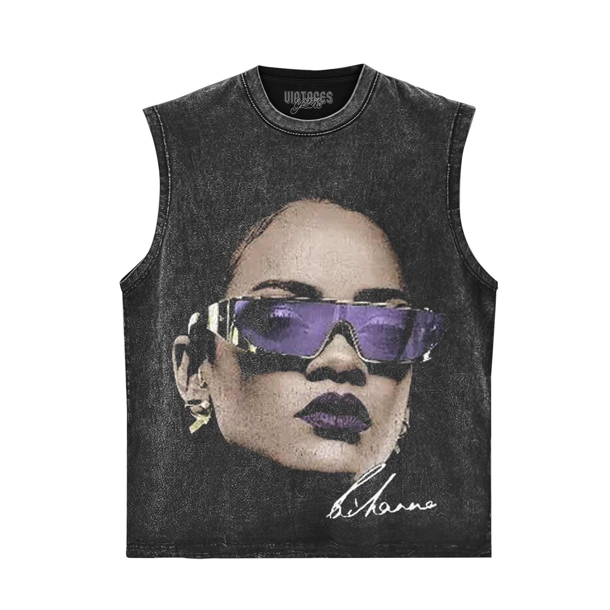 RIHANNA BIG HEAD TANK TOP & TEE & LONG SLEEVE & LAYERED LS & HOODIE