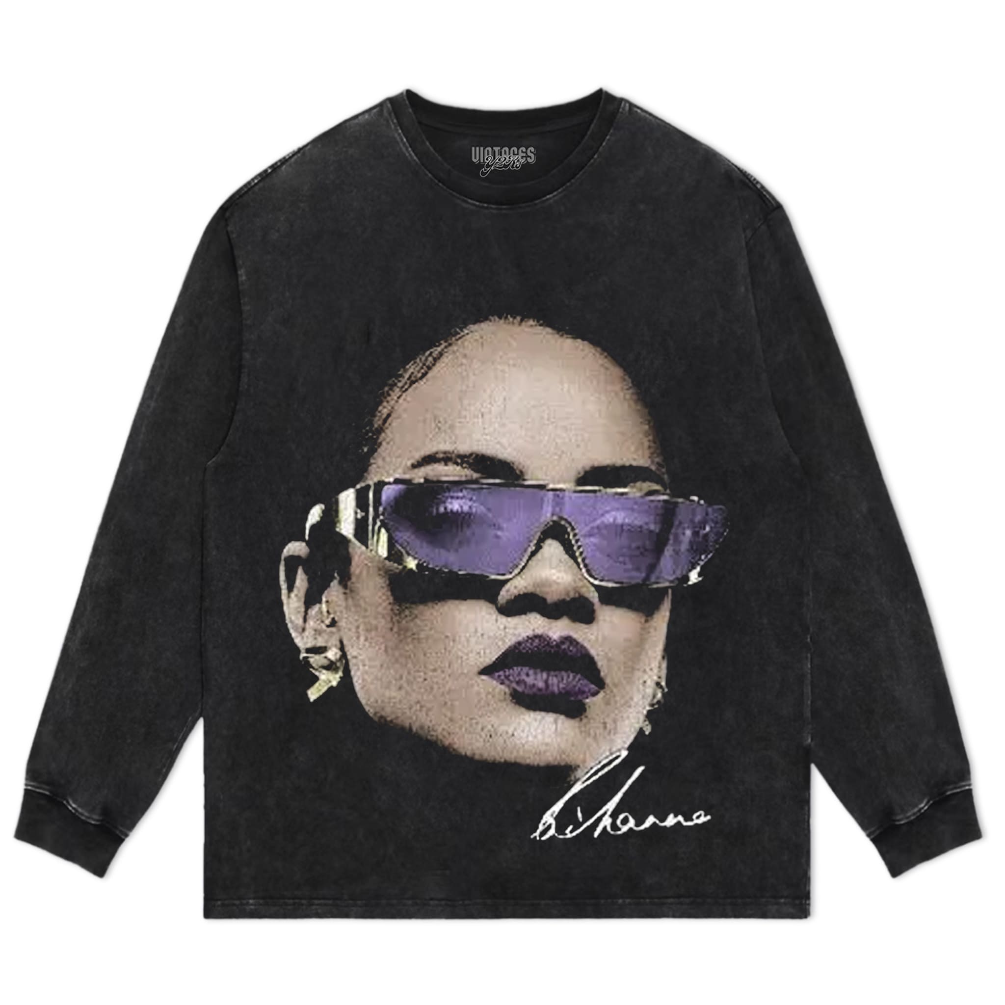 RIHANNA BIG HEAD TANK TOP & TEE & LONG SLEEVE & LAYERED LS & HOODIE