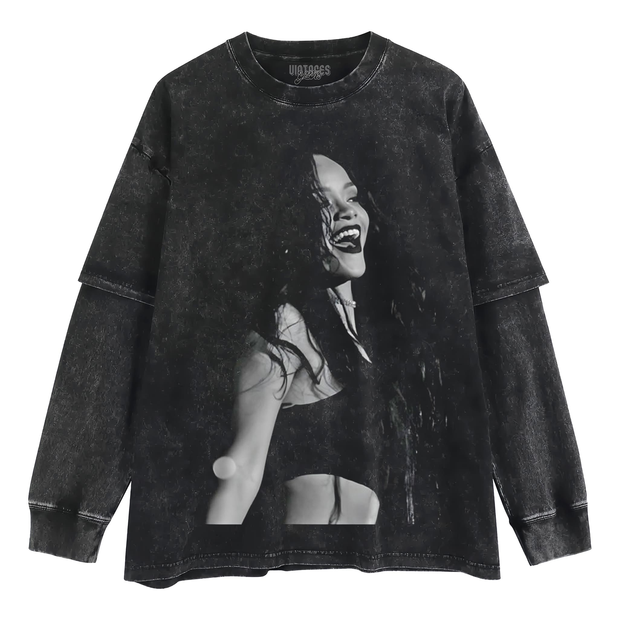 ROBYN RIHANNA TANK TOP & TEE & LONG SLEEVE & LAYERED LS & HOODIE