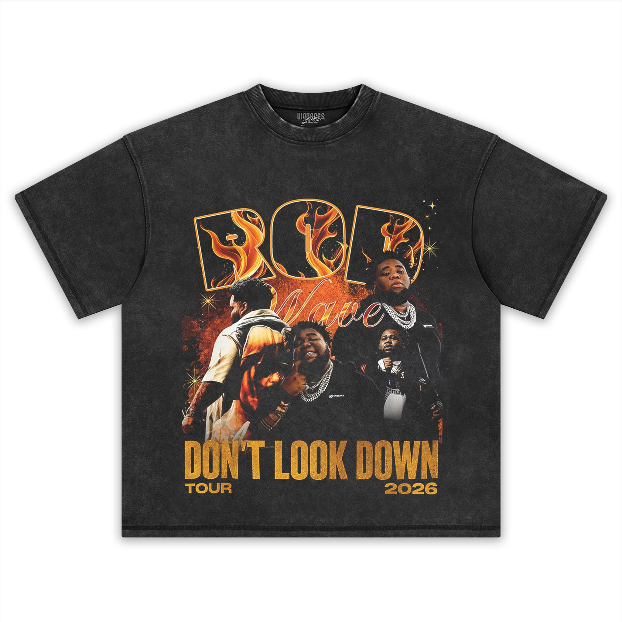 ROD WAVE & DON'T LOOK DOWN 2026 TOUR TANK TOP & TEE & LONG SLEEVE & LAYERED LS & HOODIE