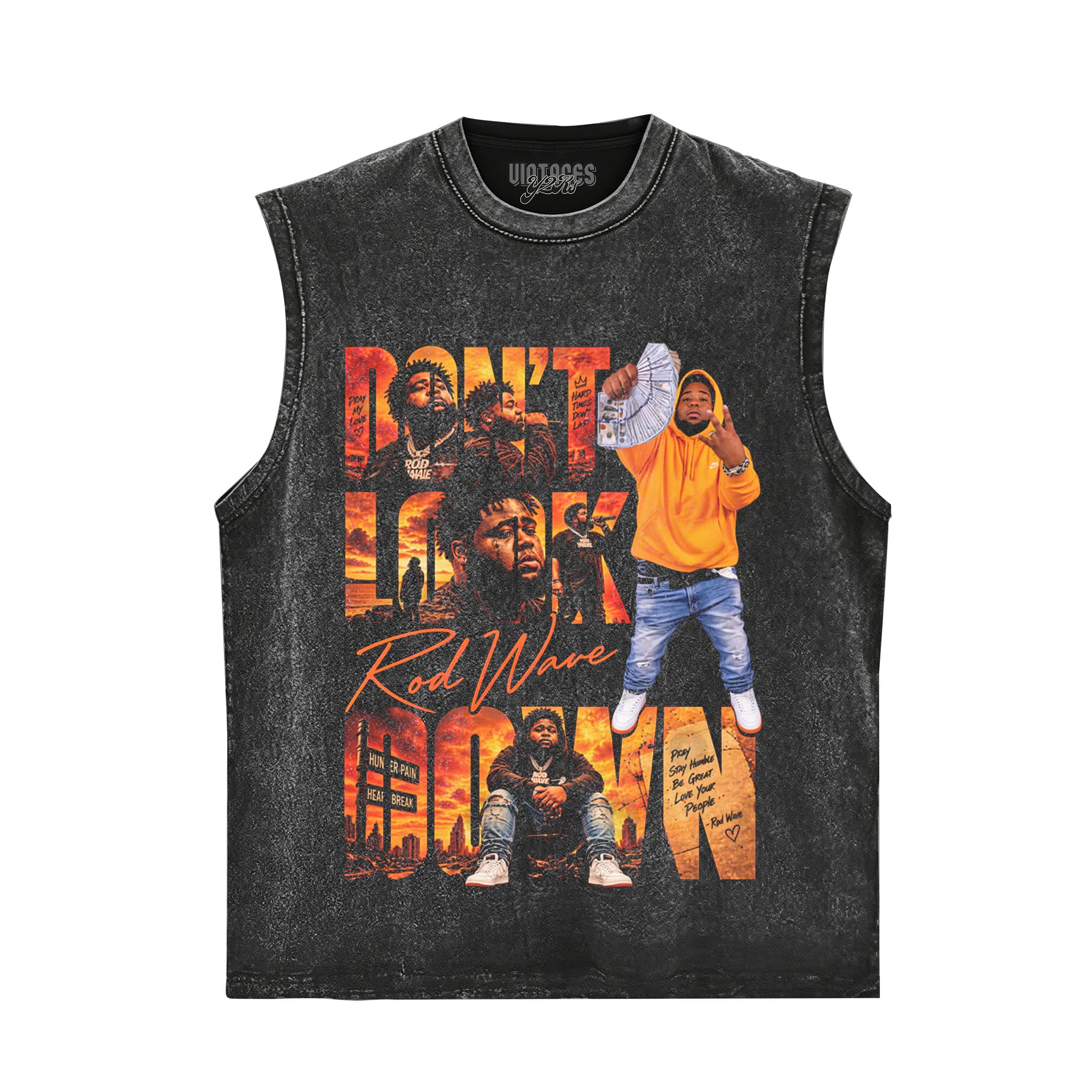 ROD WAVE DON'T LOOK DOWN TOUR 2026 RETRO TANK TOP & TEE & LONG SLEEVE & LAYERED LS & HOODIE