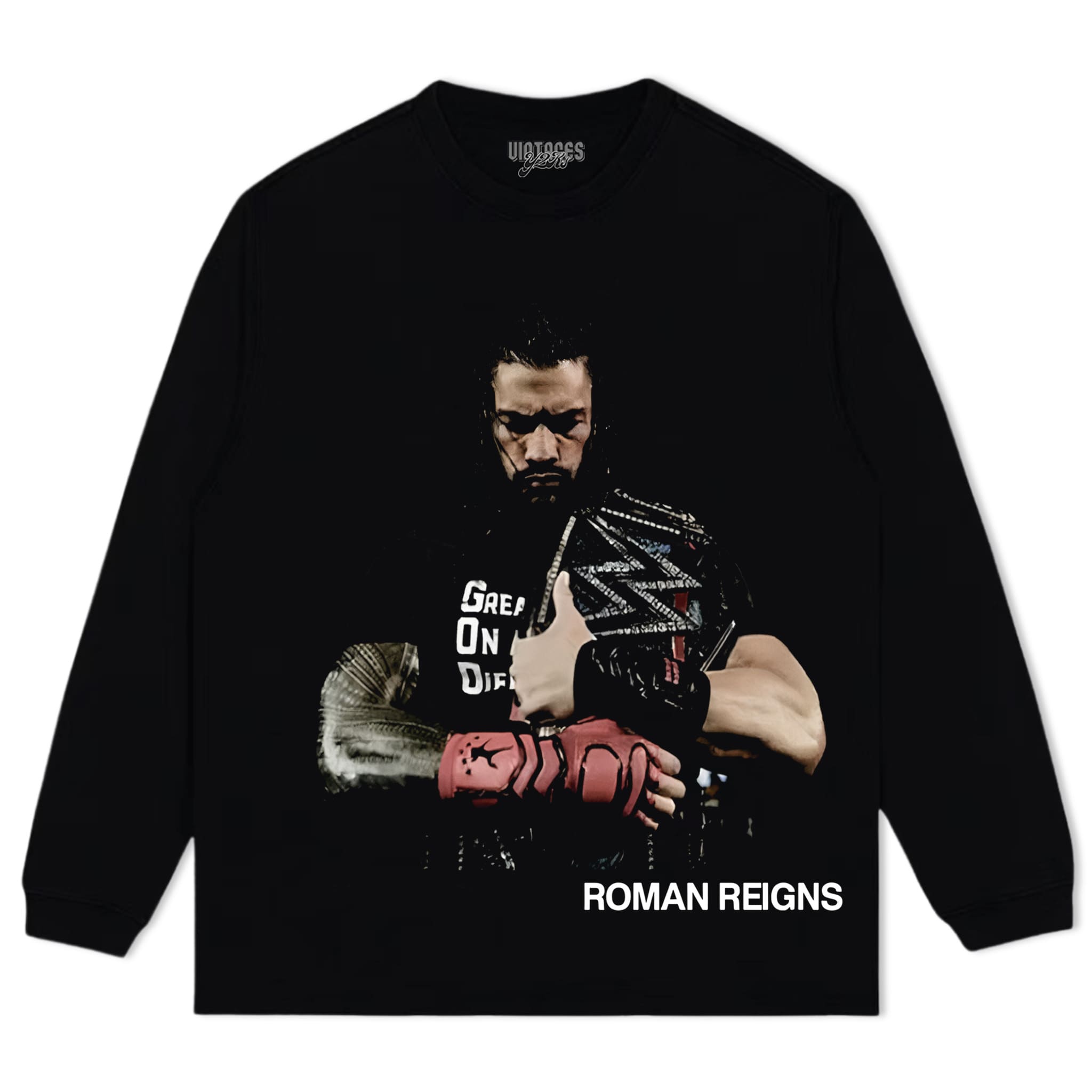 ROMAN REIGNS ACKNOWLEDGE ME GOLD TITLE TANK TOP & TEE & LONG SLEEVE & LAYERED LS & HOODIE