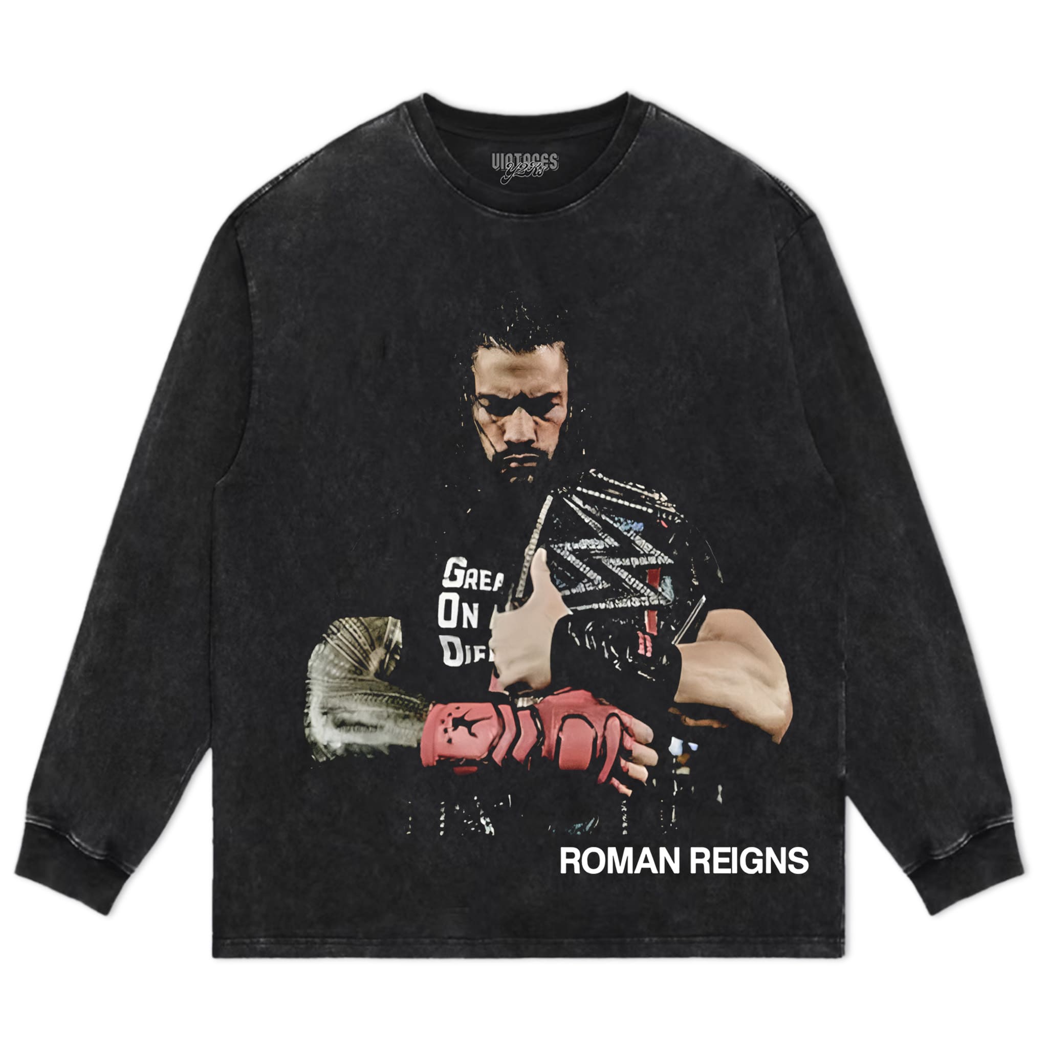 ROMAN REIGNS ACKNOWLEDGE ME GOLD TITLE TANK TOP & TEE & LONG SLEEVE & LAYERED LS & HOODIE