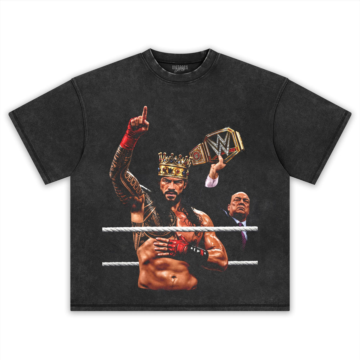 ROMAN REIGNS CHIEF VINTAGEE TANK TOP & TEE & LONG SLEEVE & LAYERED LS & HOODIE