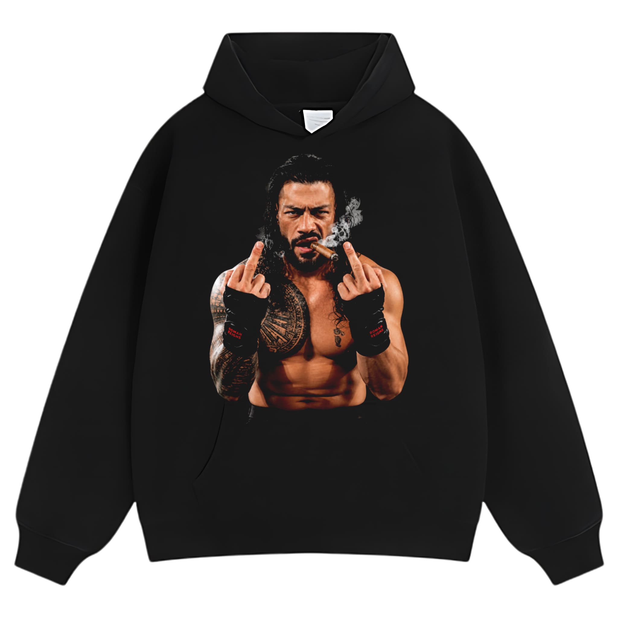 ROMAN REIGNS MIDDLE FINGER TANK TOP & TEE & LONG SLEEVE & LAYERED LS & HOODIE