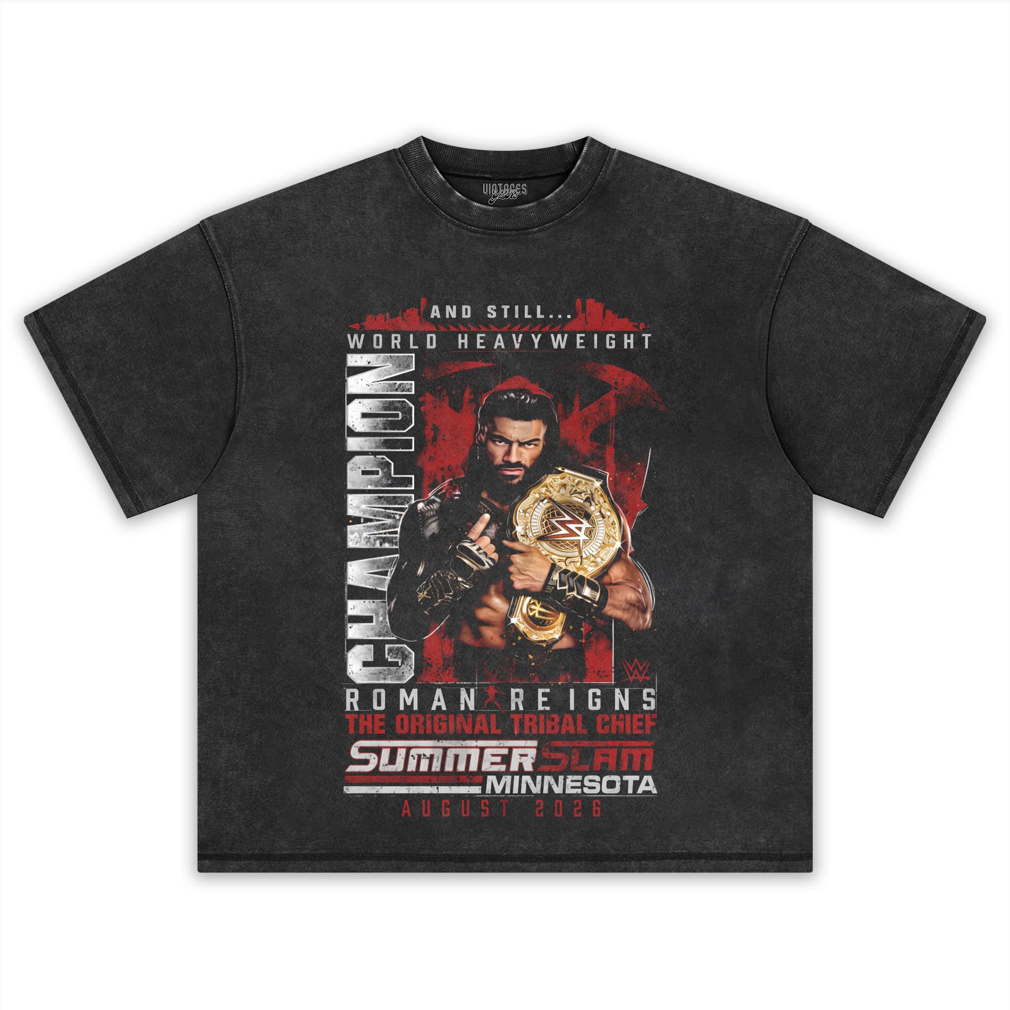 ROMAN REIGNS SUMMERSLAM 2026 TANK TOP & TEE & LONG SLEEVE & LAYERED LS & HOODIE
