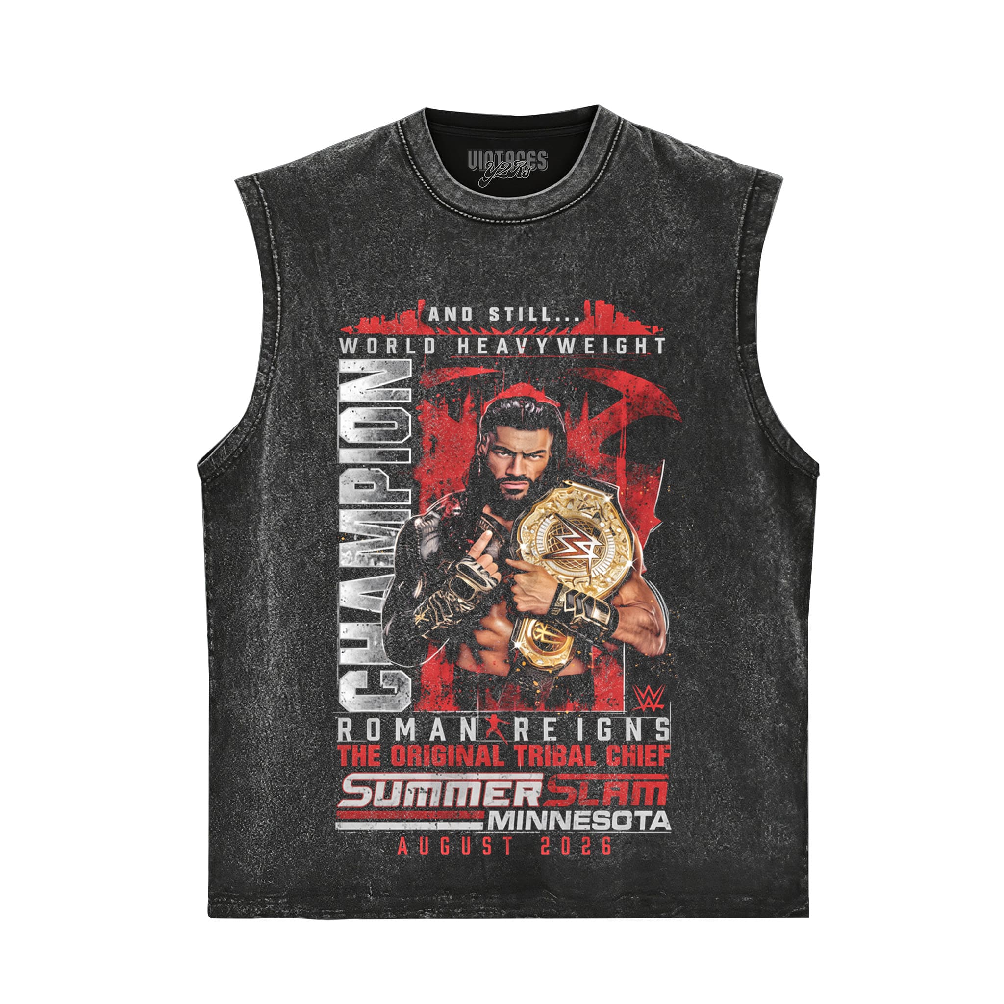 ROMAN REIGNS SUMMERSLAM 2026 TANK TOP & TEE & LONG SLEEVE & LAYERED LS & HOODIE