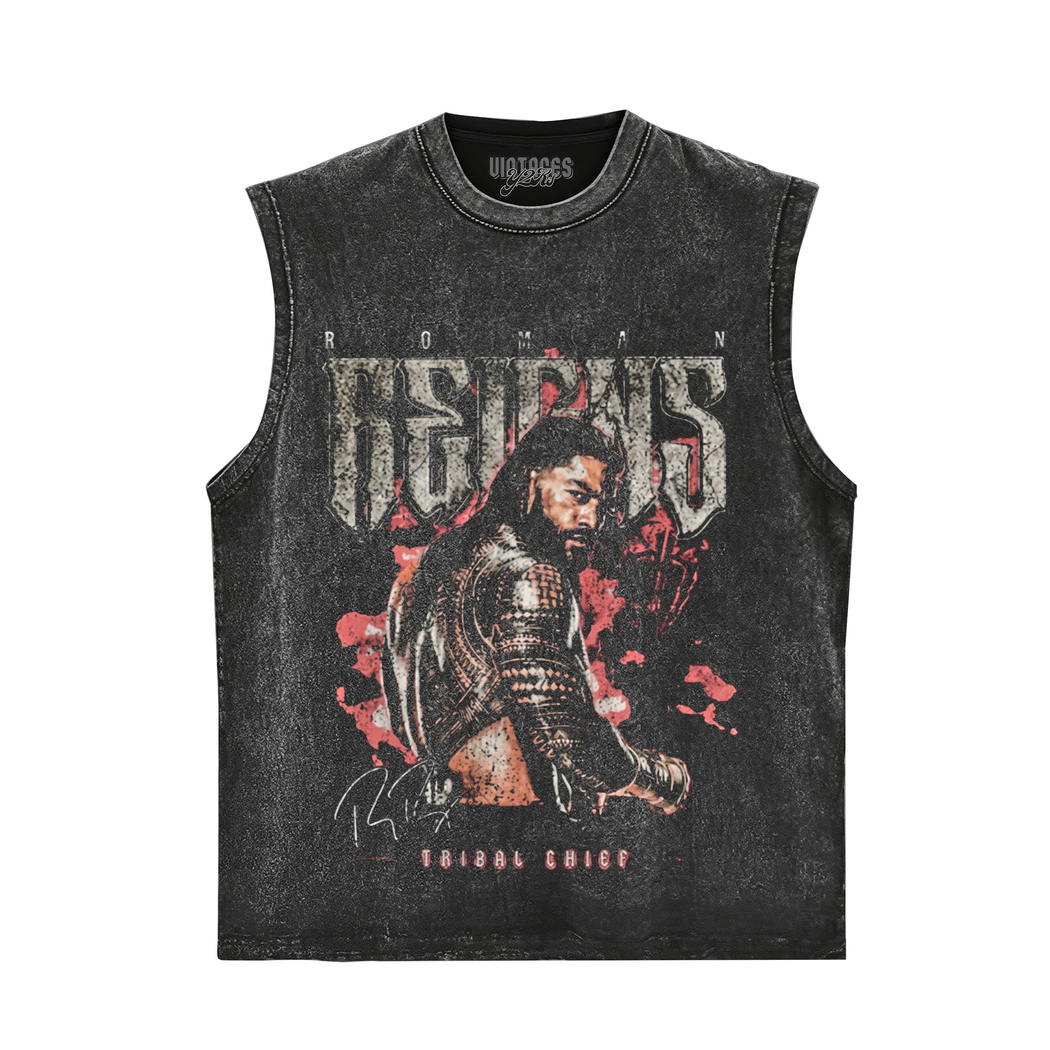 ROMAN REIGNS TRIBAL CHIEF VINTAGE WRESTLING TANK TOP & TEE & LONG SLEEVE & LAYERED LS & HOODIE