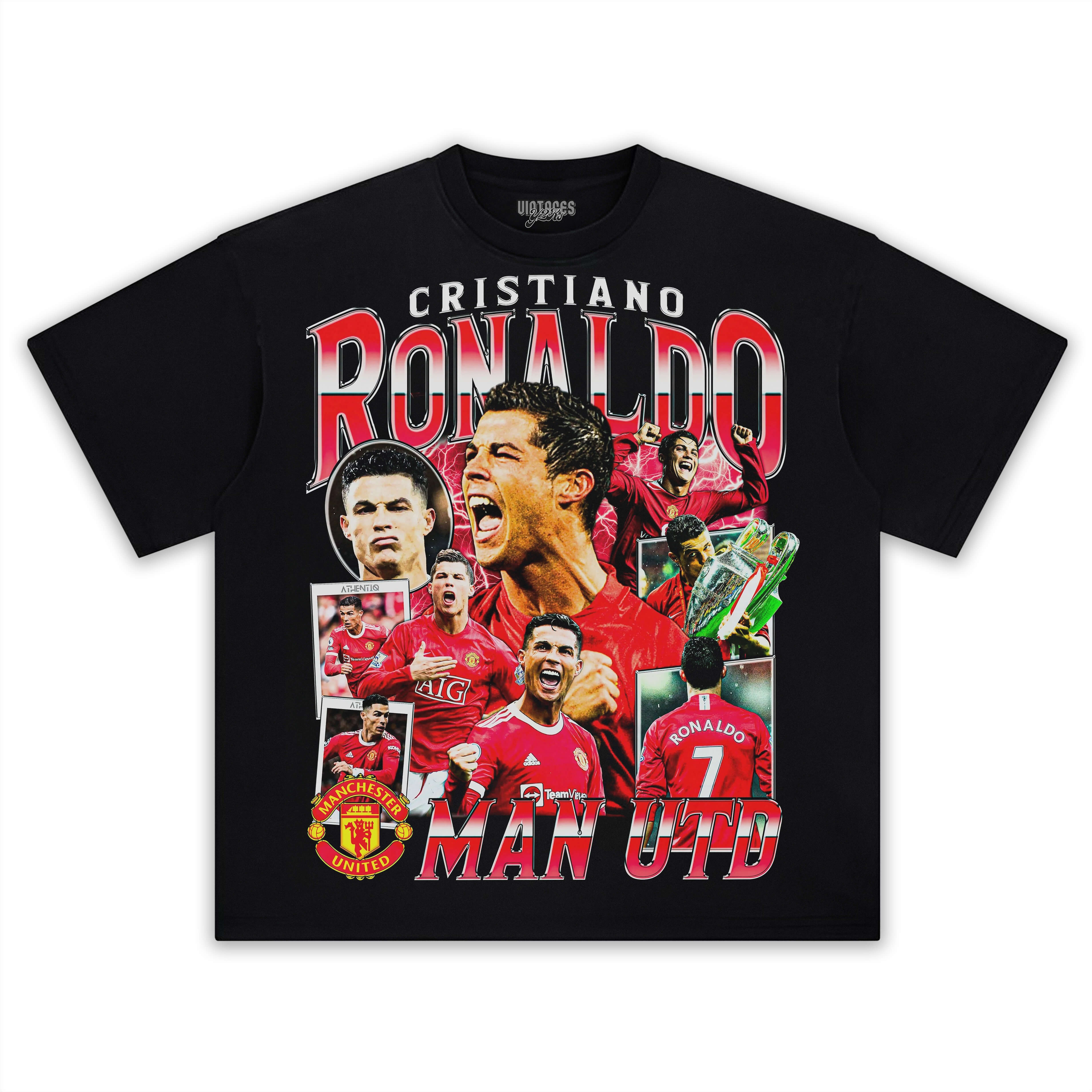 RONALDO MAN UTD TEE & LS & HOODIE