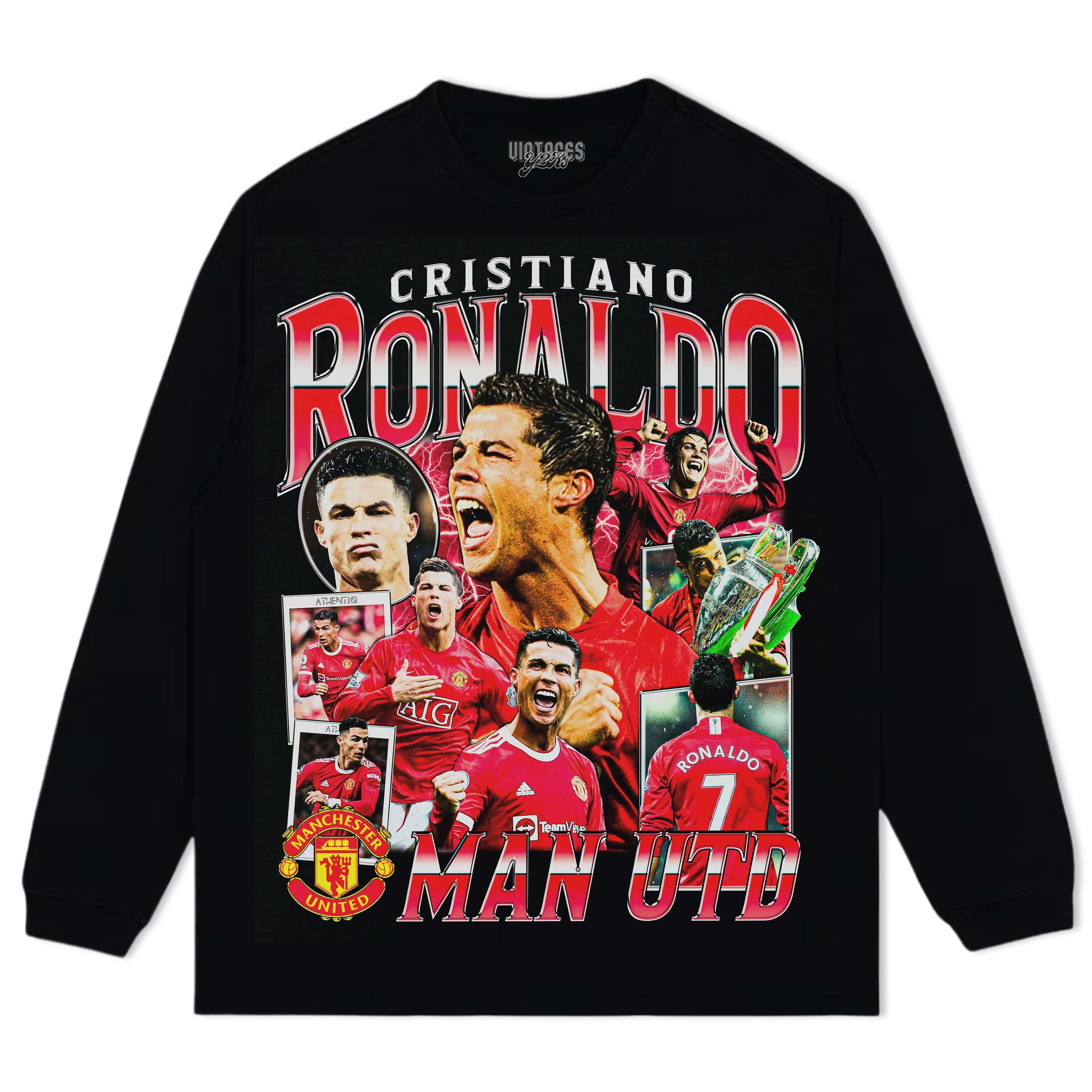 RONALDO MAN UTD TEE & LS & HOODIE