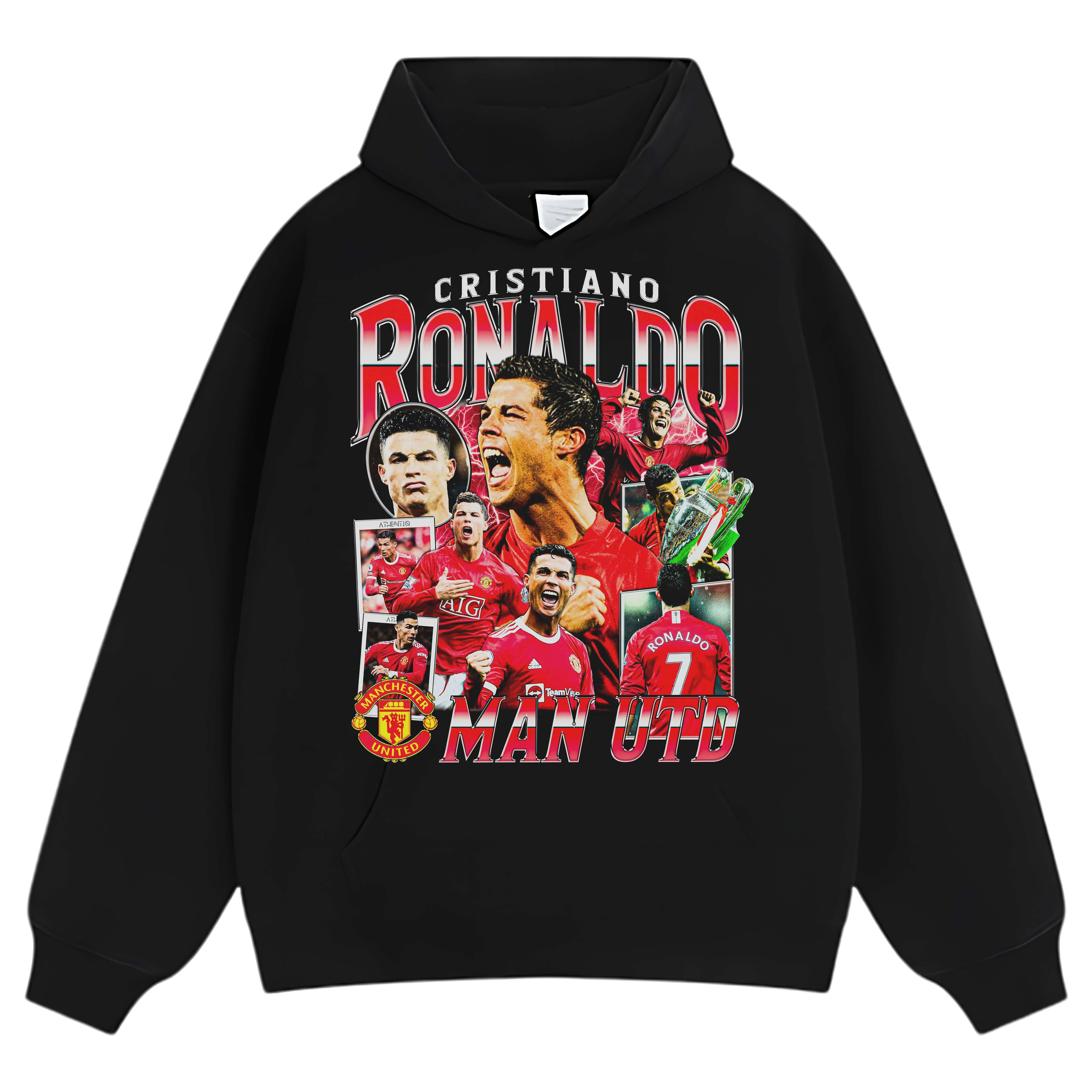 RONALDO MAN UTD TEE & LS & HOODIE