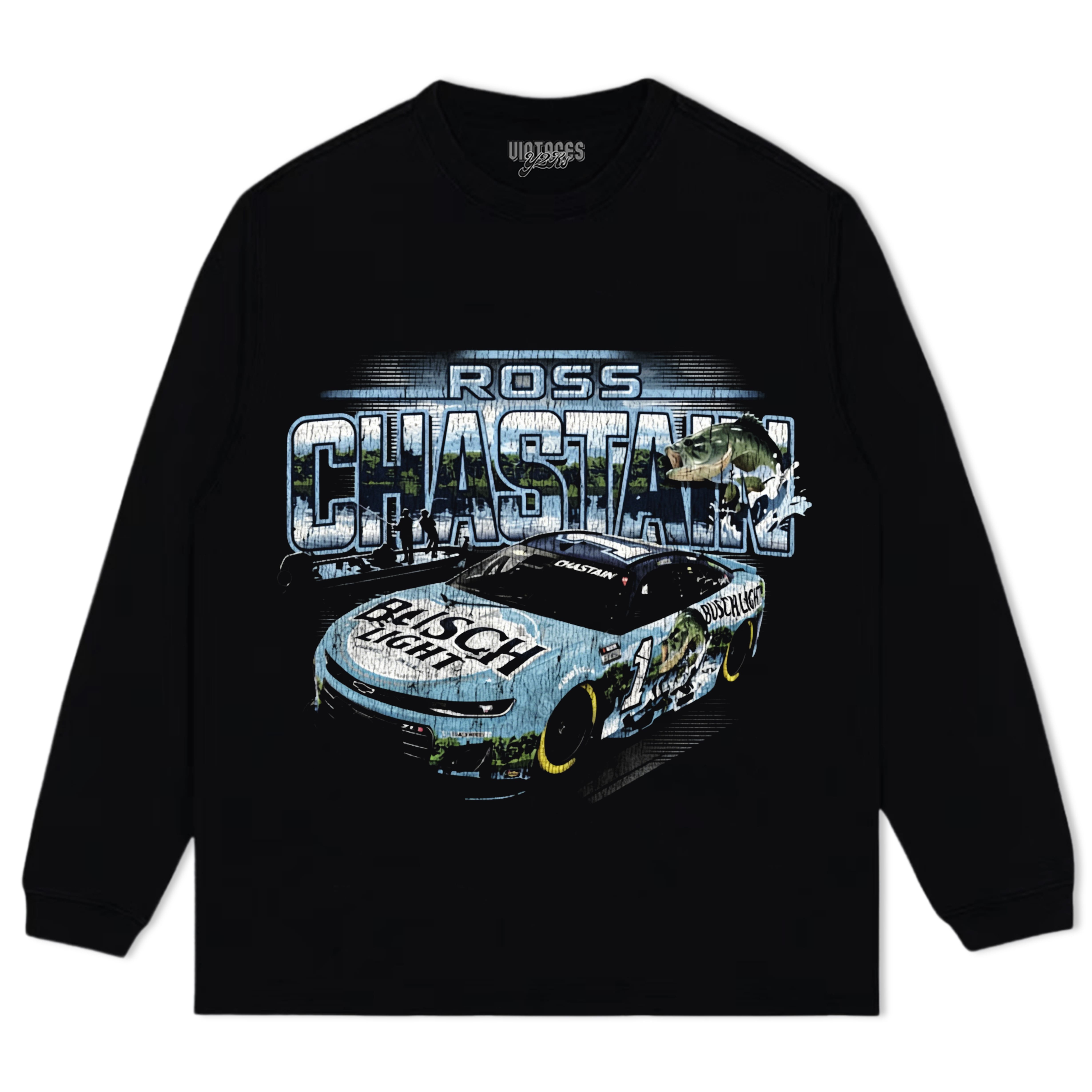 ROSS CHASTAIN TRACKHOUSE RACING TEAM VINTAGE TANK TOP & TEE & LONG SLEEVE & LAYERED LS & HOODIE